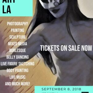 Nude Art LA September 2018 Show Poster