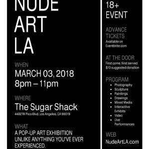 Nude Art LA Spring 2018 Poster