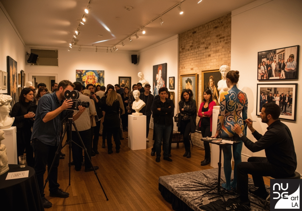 Behind the Canvas: The Untold Story of Nude Art LA’s First Event