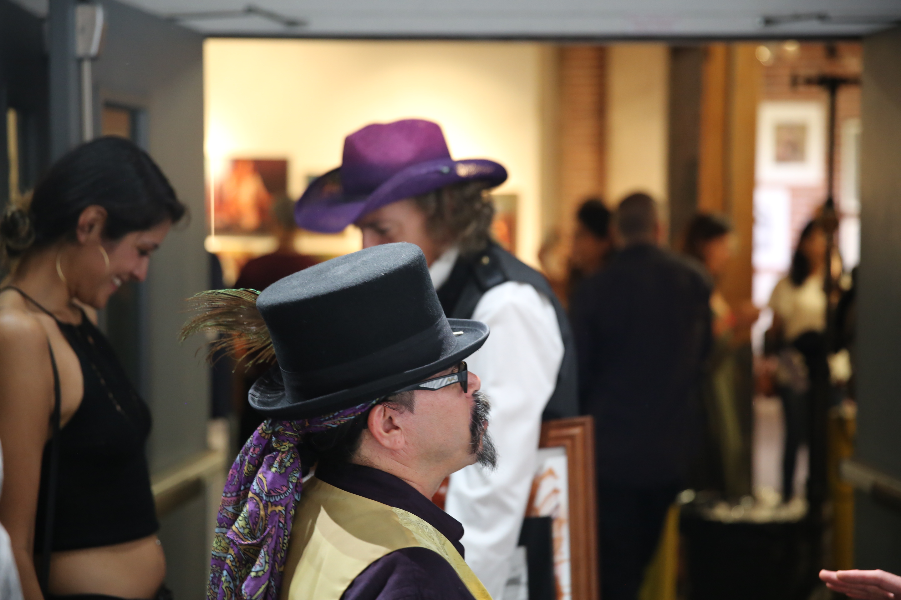 Attendees at Art Share LA