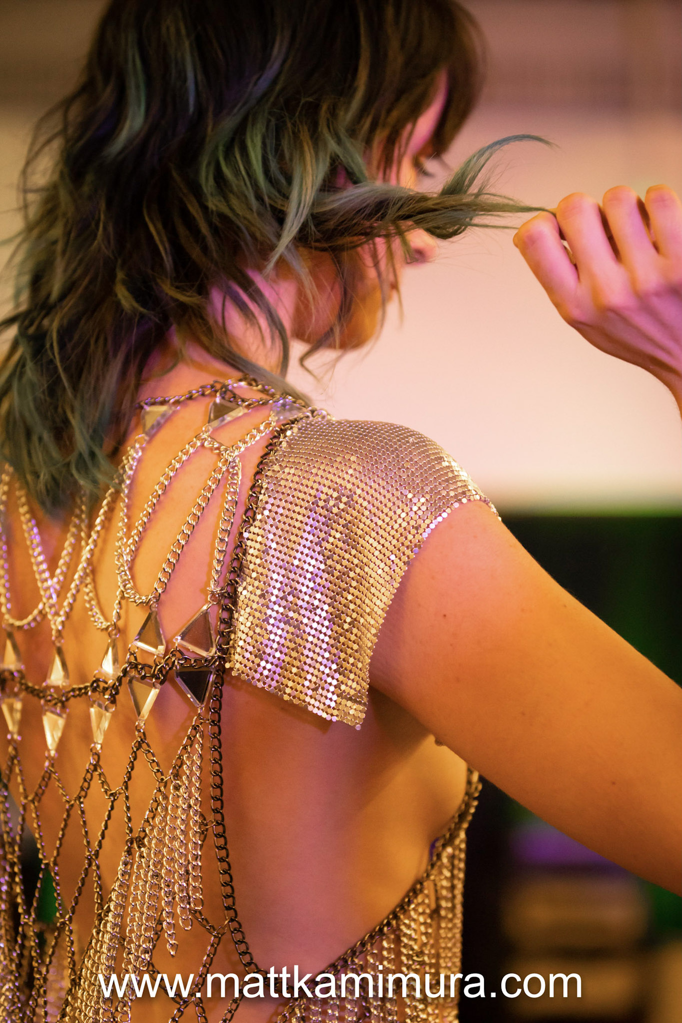 Chainmail fashion detail