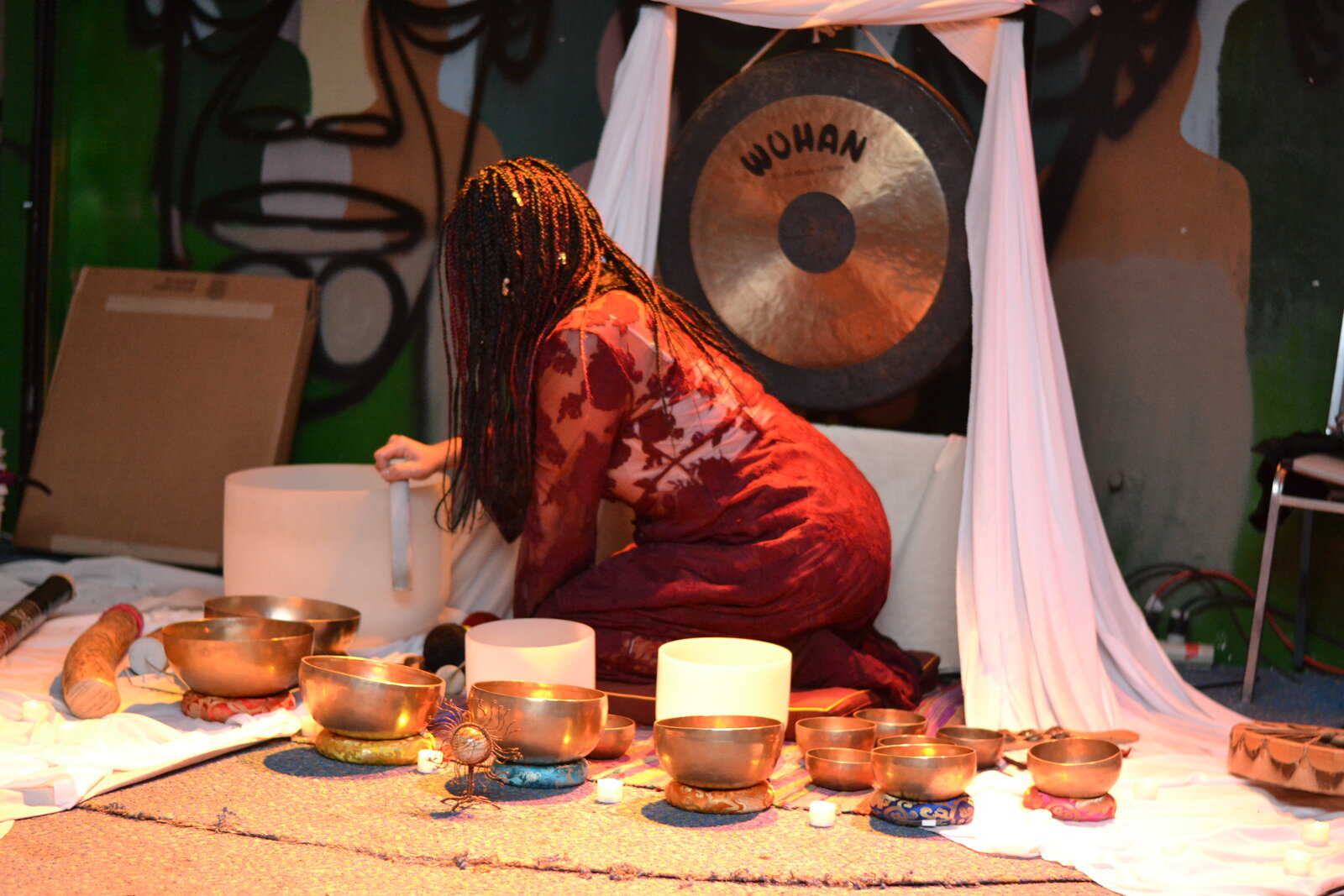 Sound healing performance