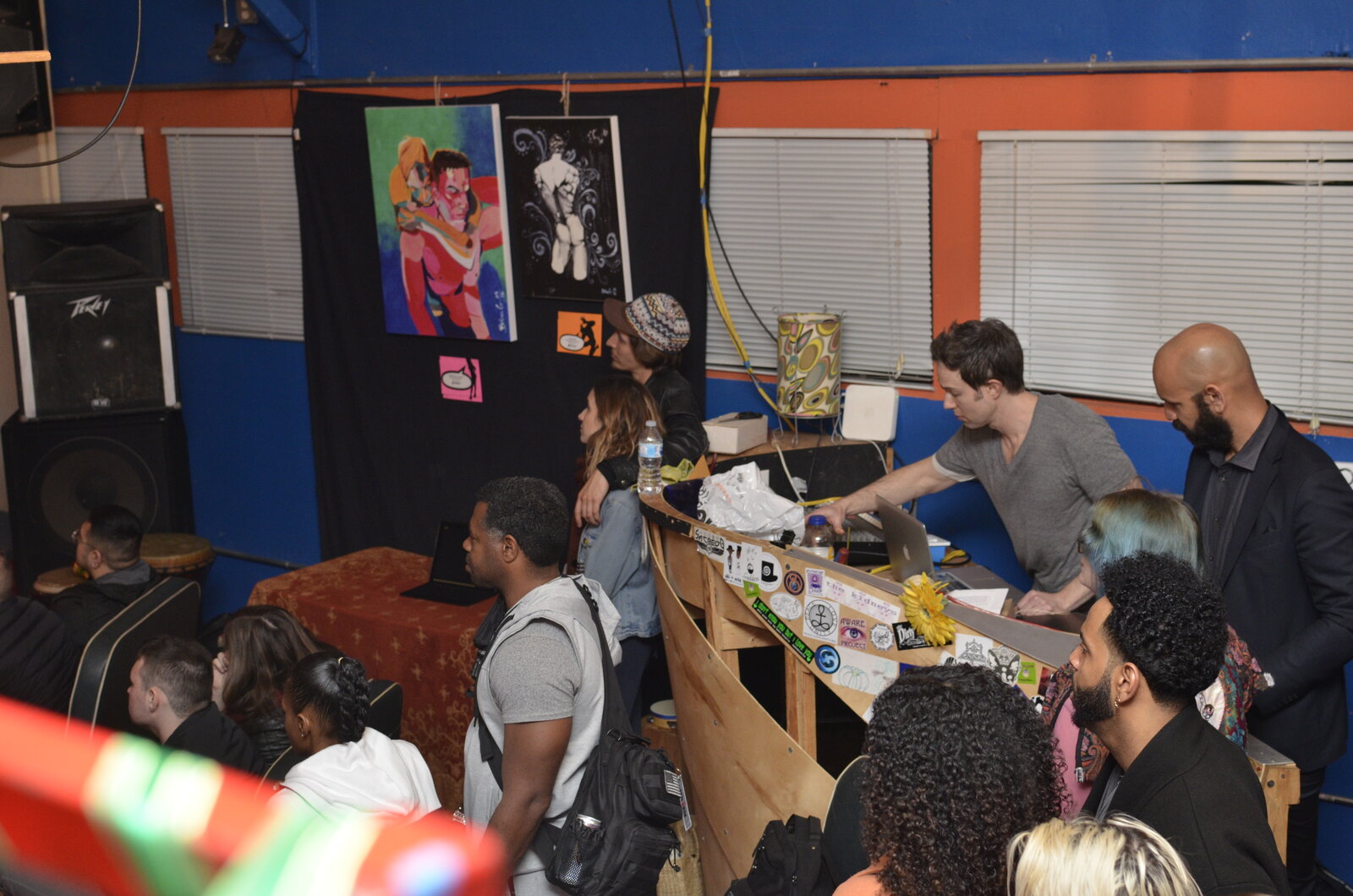 The crowd at The Sugar Shack