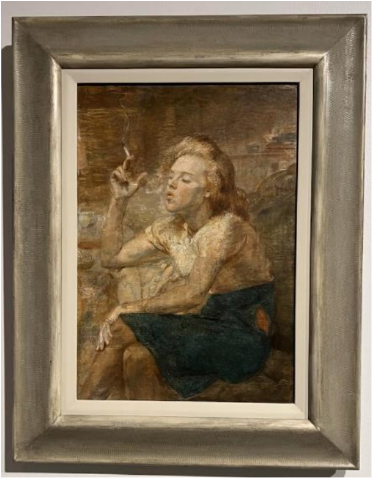 Isabel Bishop, Blowing Smoke Rings - Memorial Art Gallery