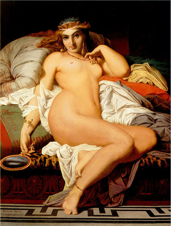 Gustave Boulanger, Phryné, c. 1850, public domain via Wikimedia Commons