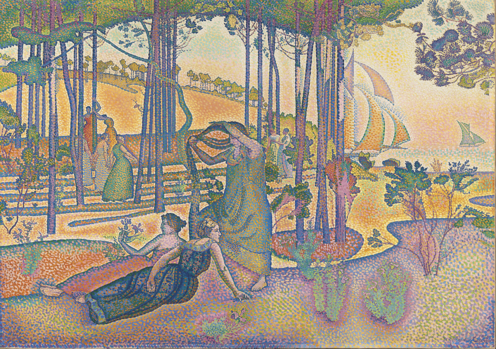 Henri-Edmond Cross, The Evening Air (L'Air du Soir), c. 1893-1894