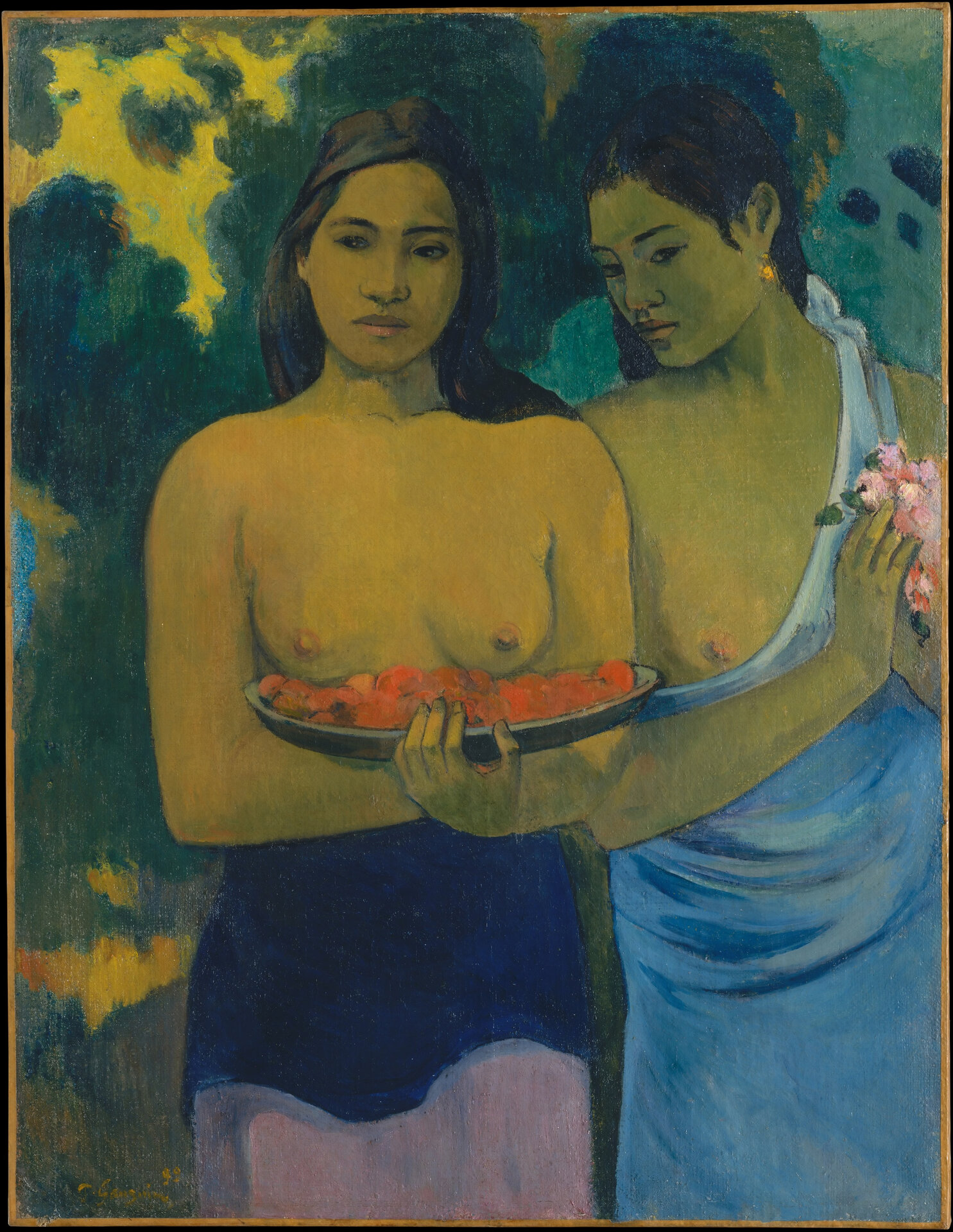 Two Tahitian Women by Paul Gauguin, 1899