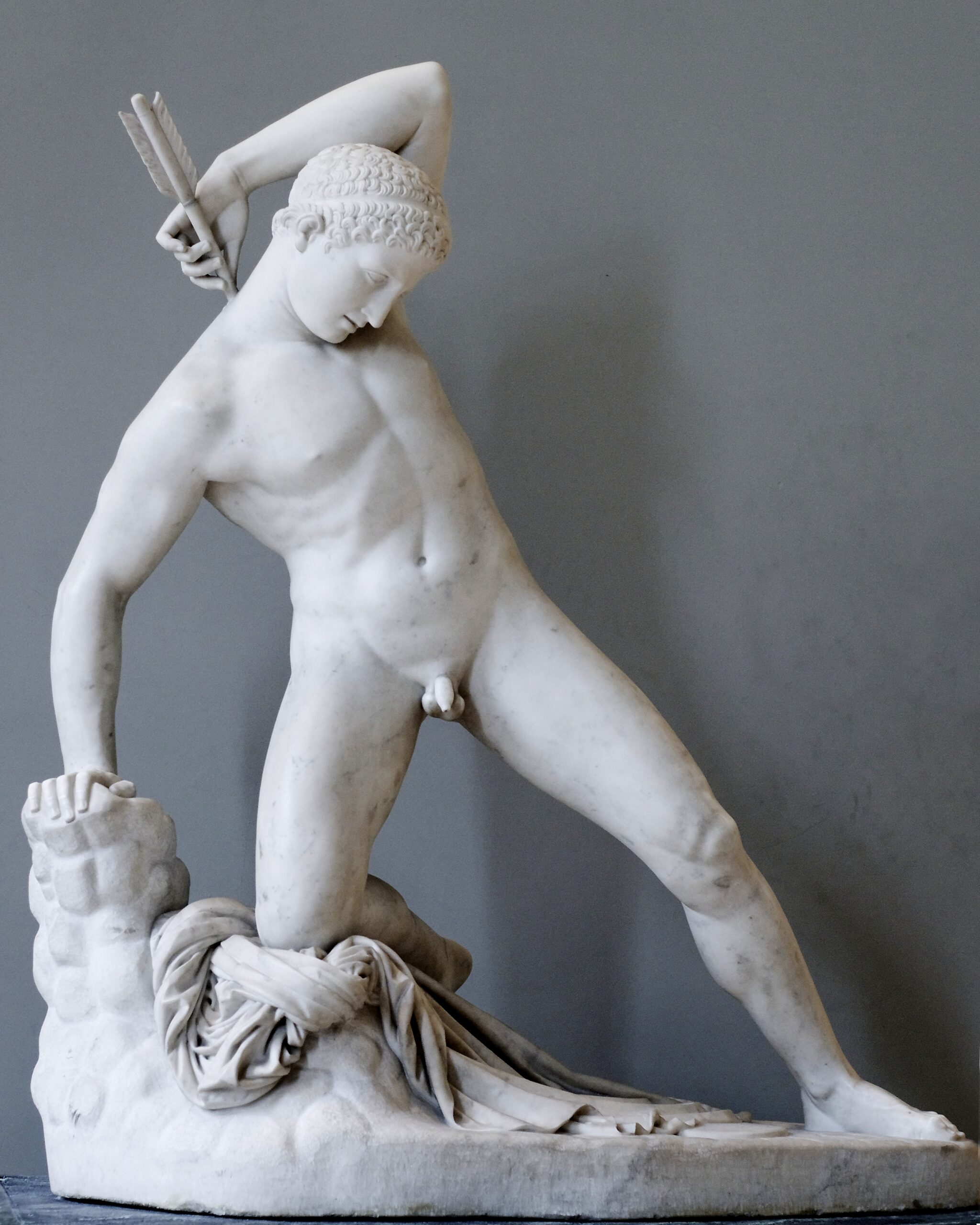 James Pradier, Niobid, Louvre marble sculpture