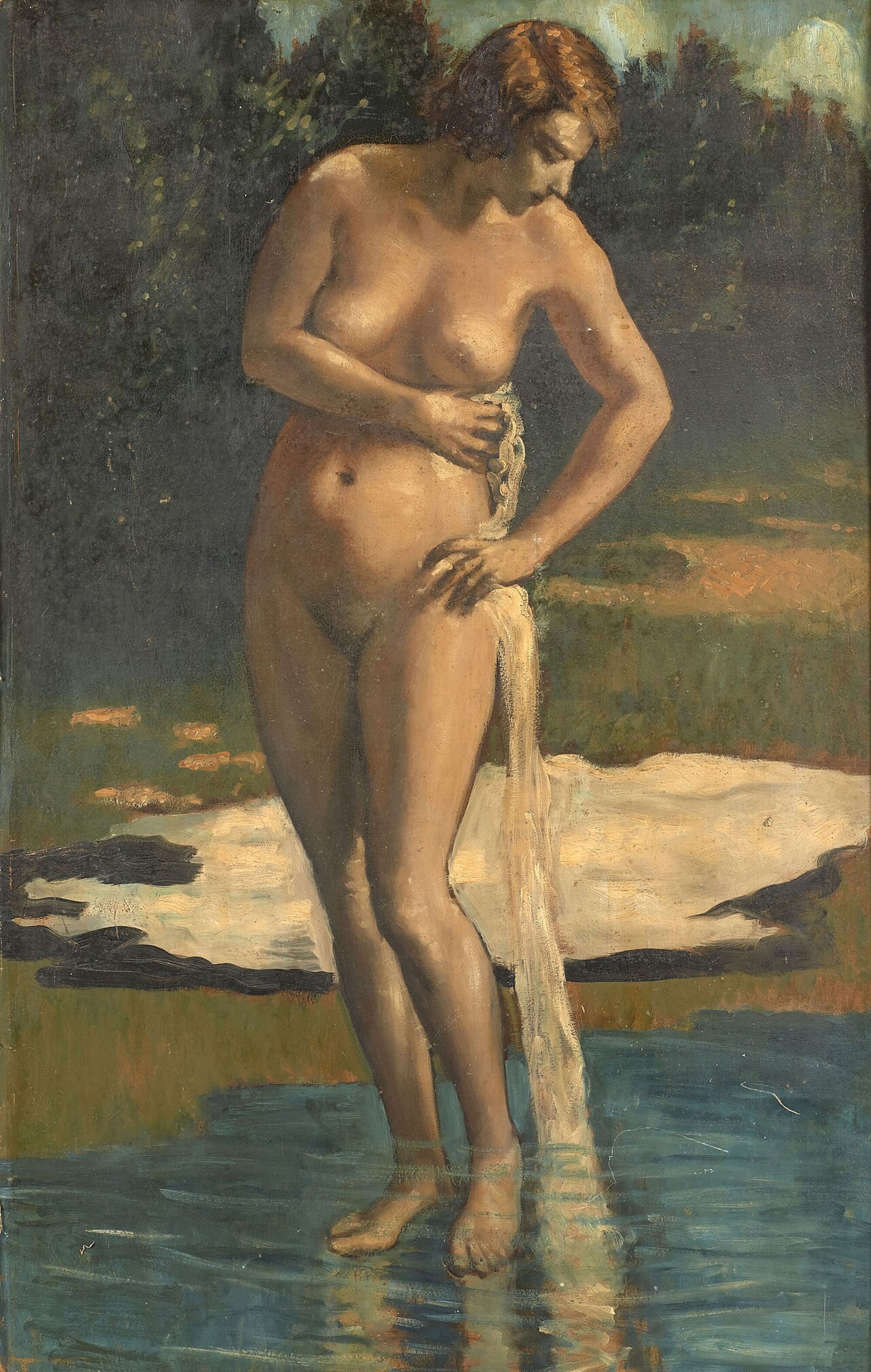 Emile Bernard, Nu a la riviere, 1932