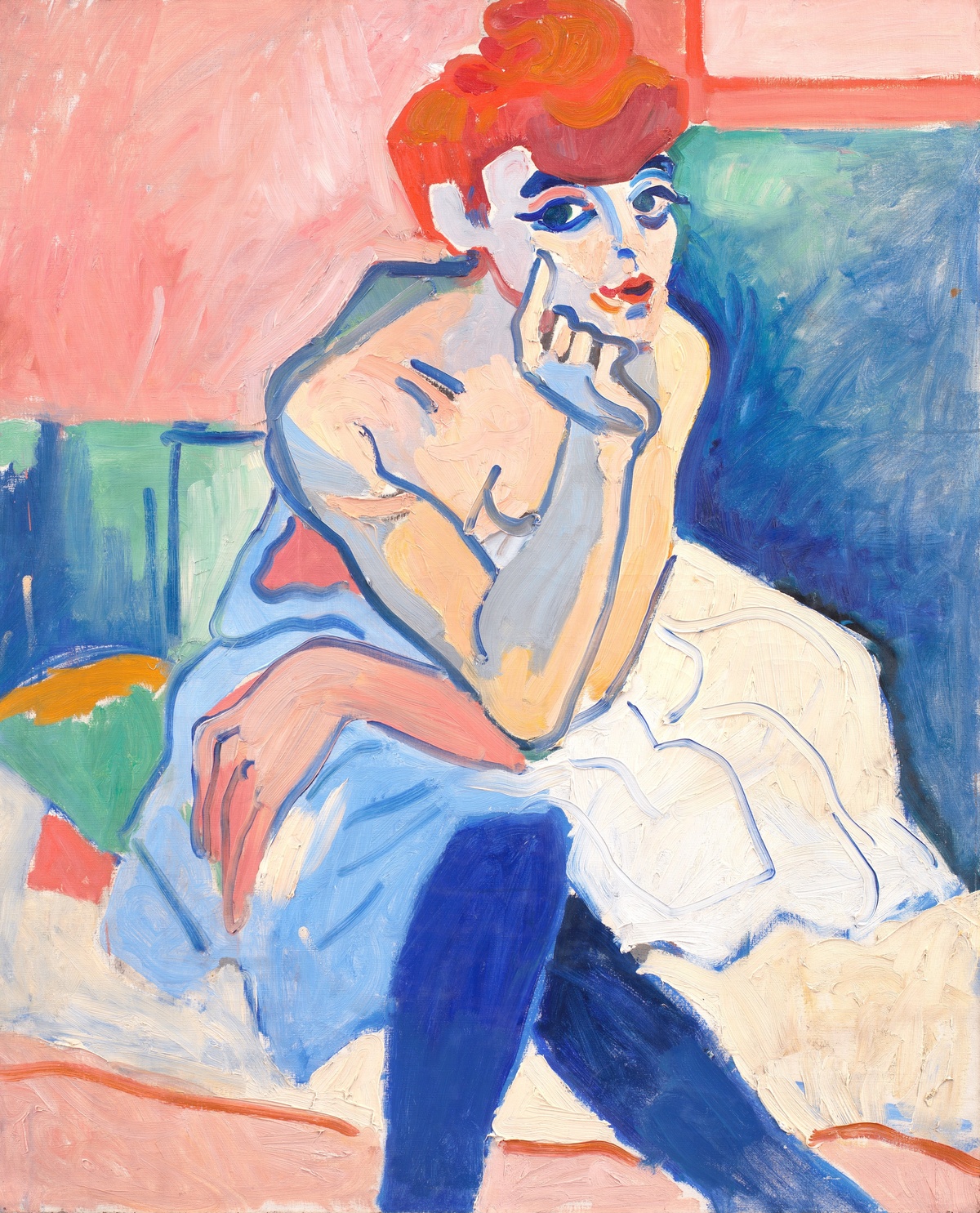 André Derain, Femme en chemise (Woman in a Chemise), 1906
