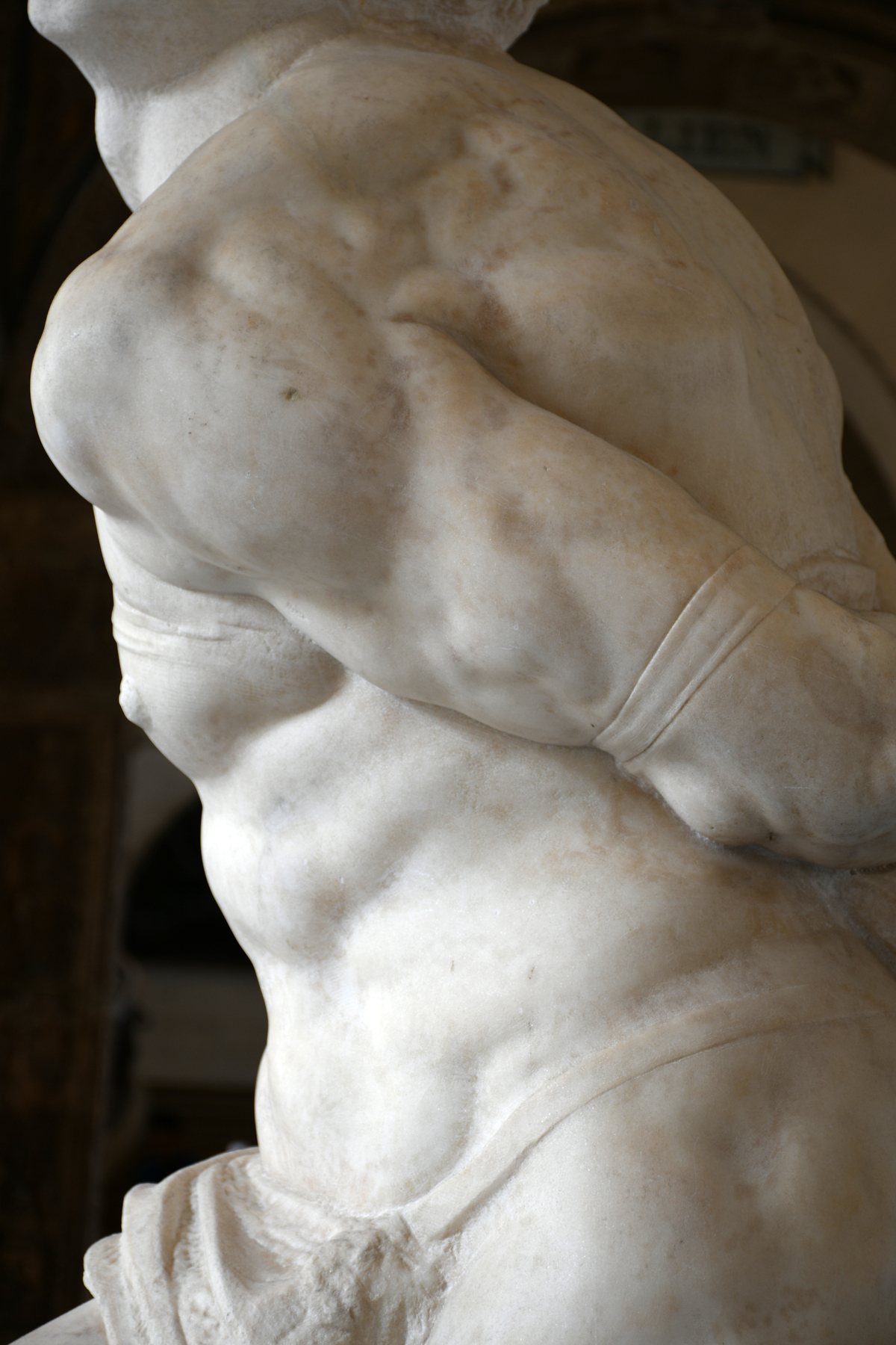 Michelangelo, Rebellious Slave, Louvre