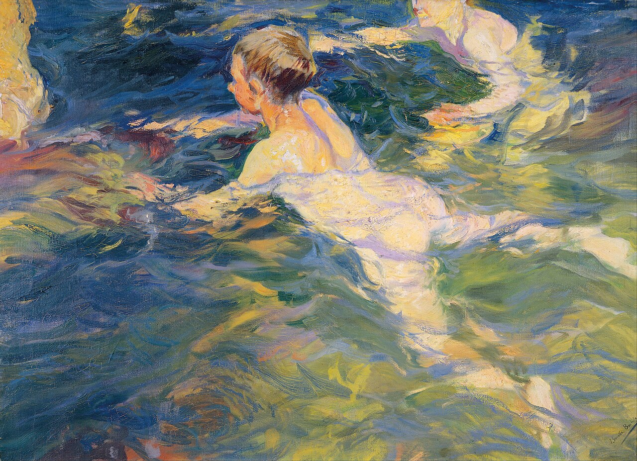Joaquín Sorolla, Swimmers, Jávea (1905)