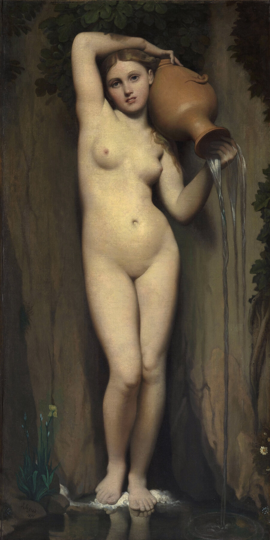Jean-Auguste-Dominique Ingres, La Source (The Spring), 1856