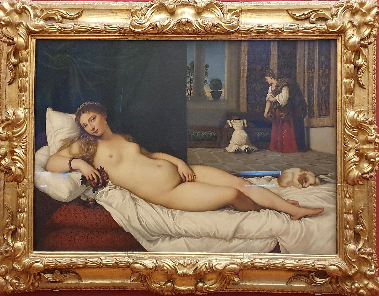 Titian, Venus of Urbino, 1538 \u2014 Uffizi Gallery, Florence