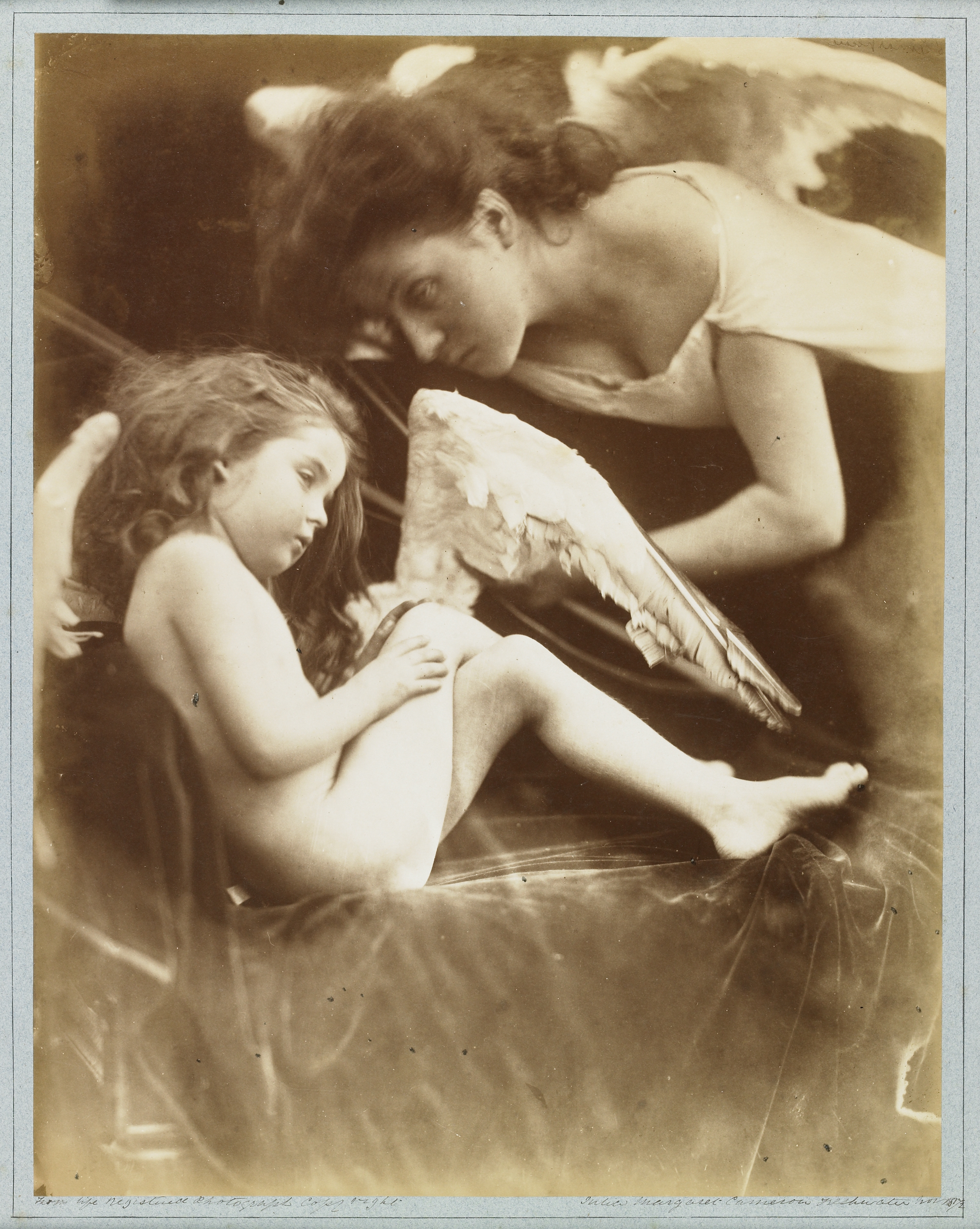 Julia Margaret Cameron, Venus Chiding Cupid and Depriving Him of His Wings, 1873