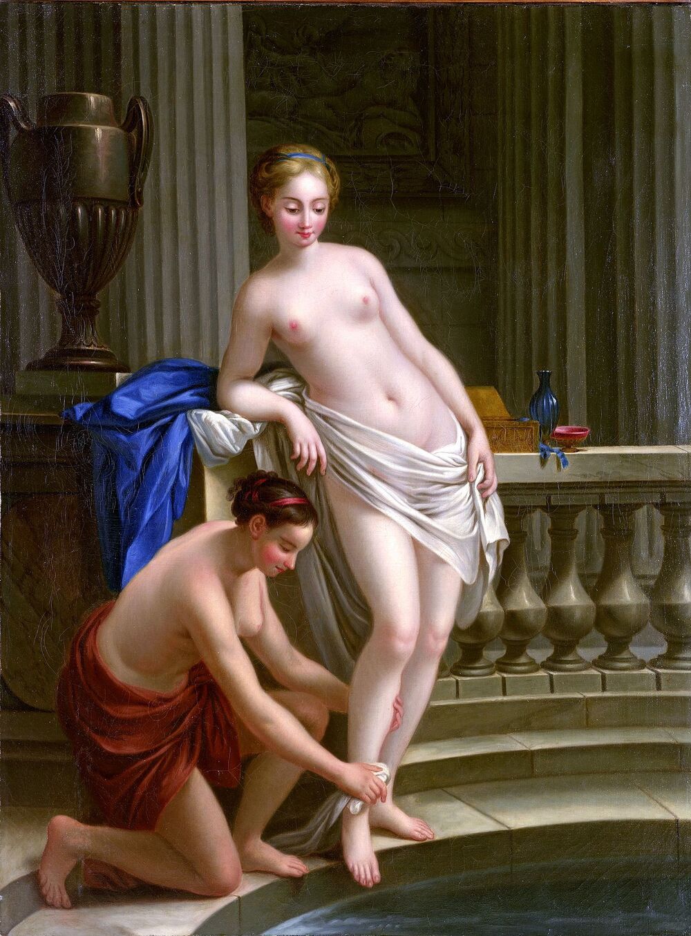 Joseph-Marie Vien, Greek Woman at the Bath, 1767