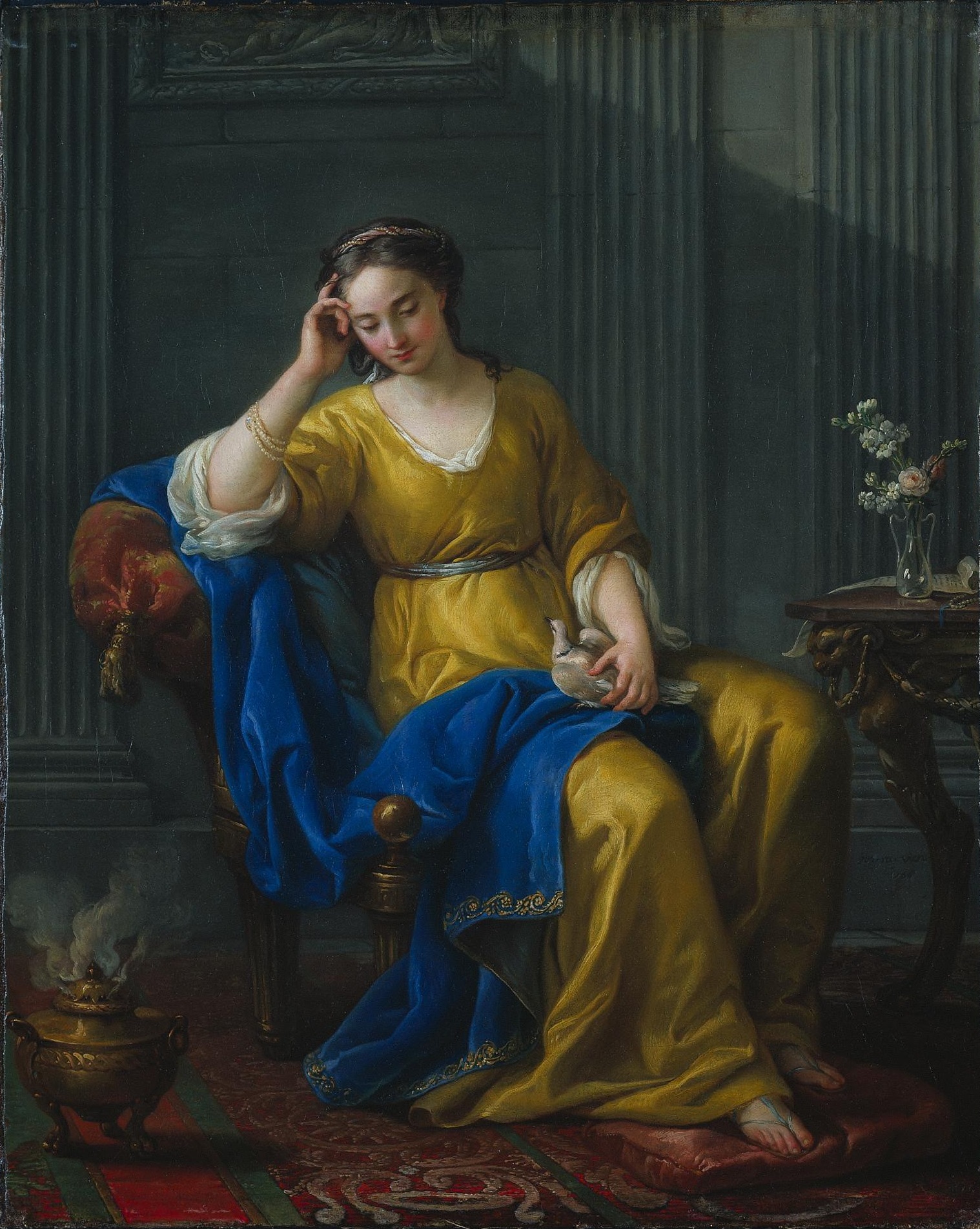 Joseph-Marie Vien, Sweet Melancholy, 1756