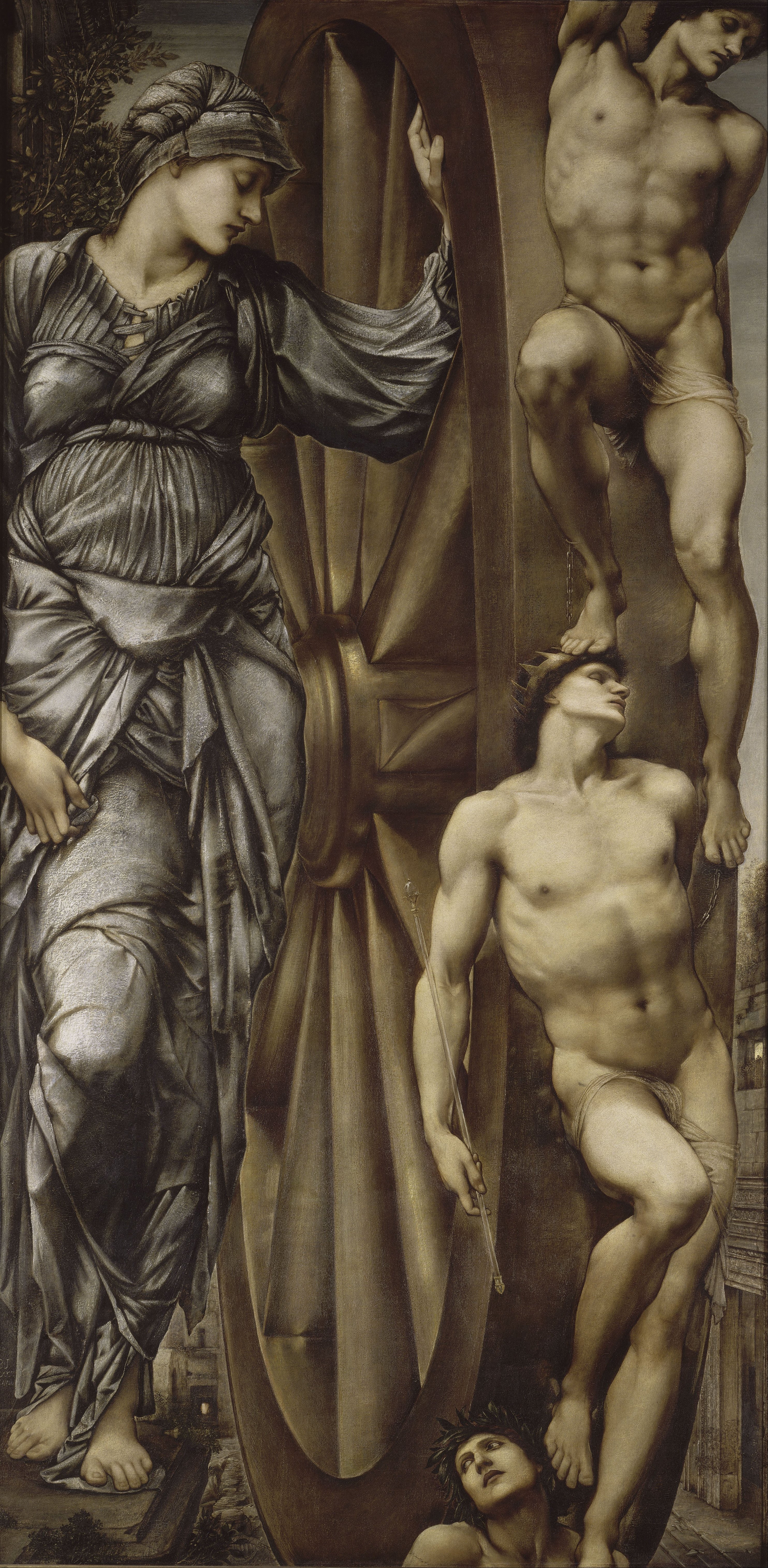 Edward Burne-Jones, The Wheel of Fortune (1875-1883) \u2014 Public Domain