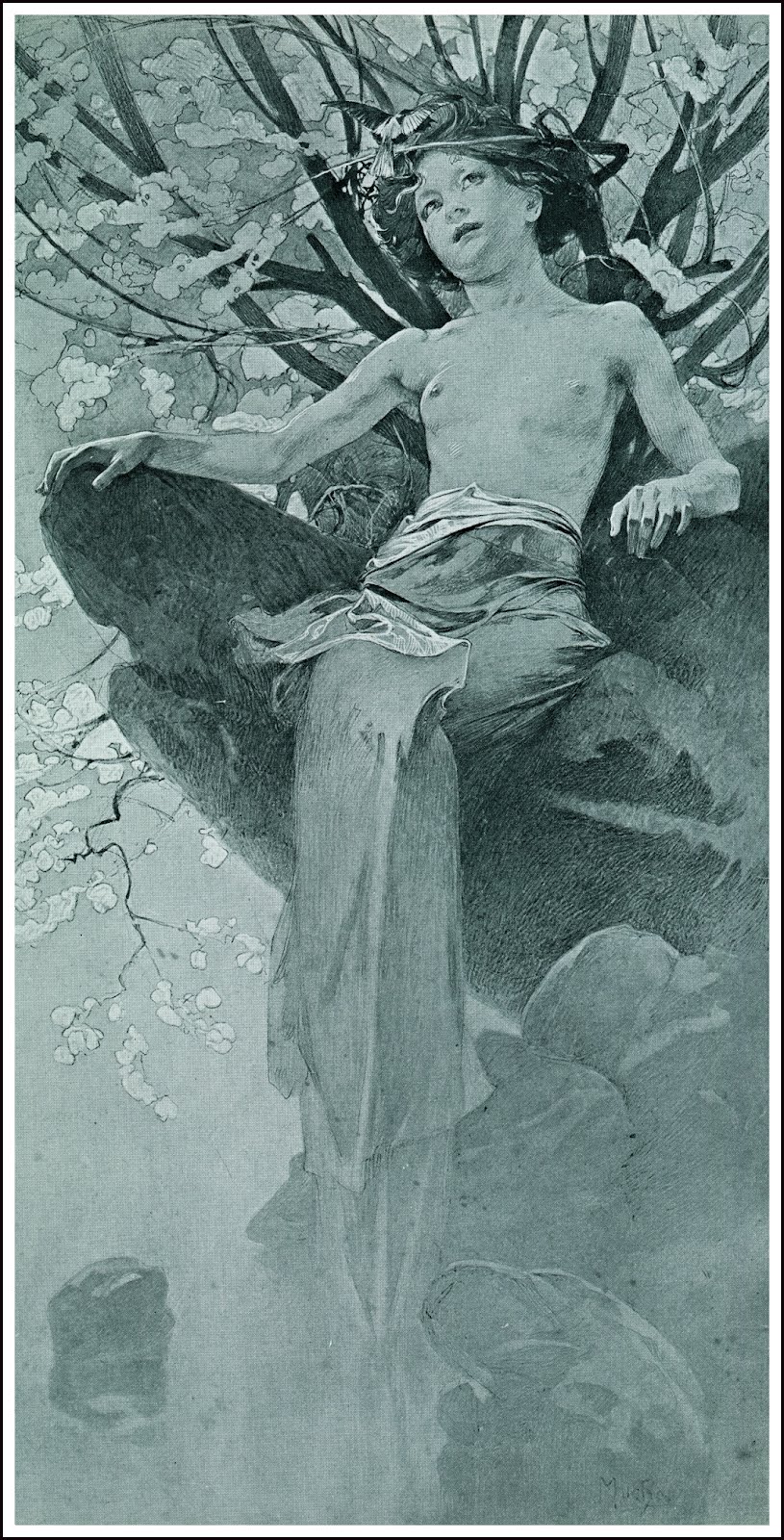 Alphonse Mucha - Plate 6, Documents Décoratifs, 1901
