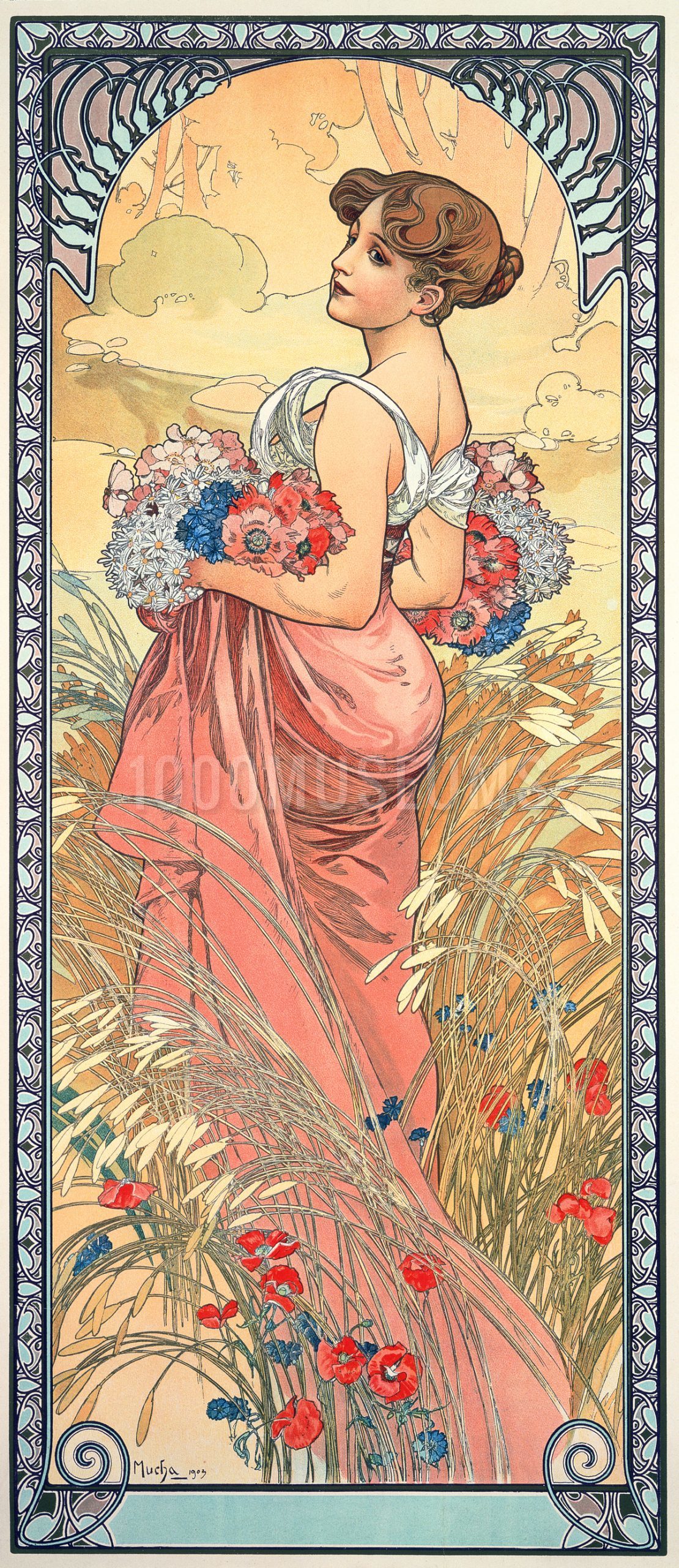Alphonse Mucha - Summer from The Seasons, 1896