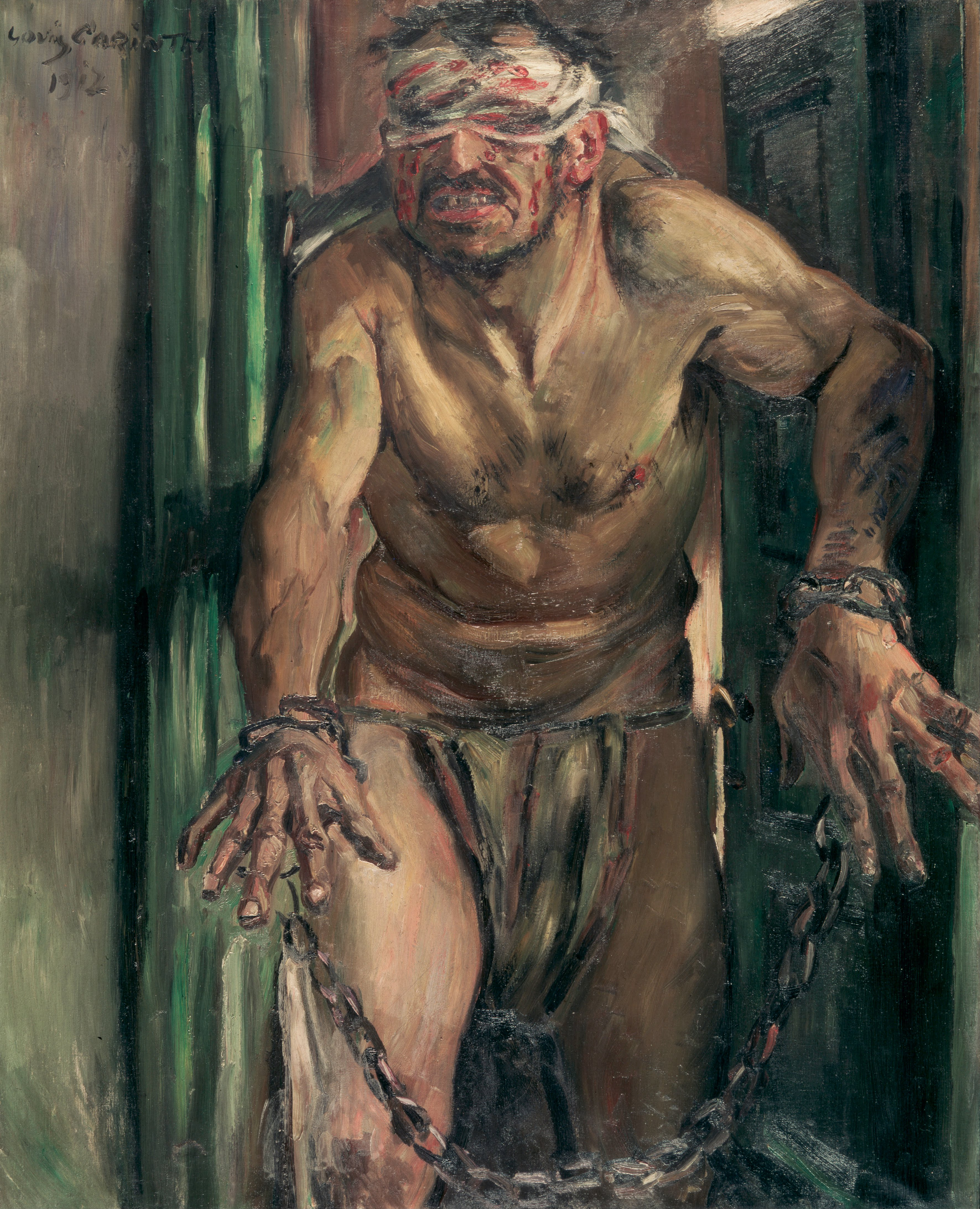 Lovis Corinth, The Blinded Samson (Der geblendete Simson), 1912