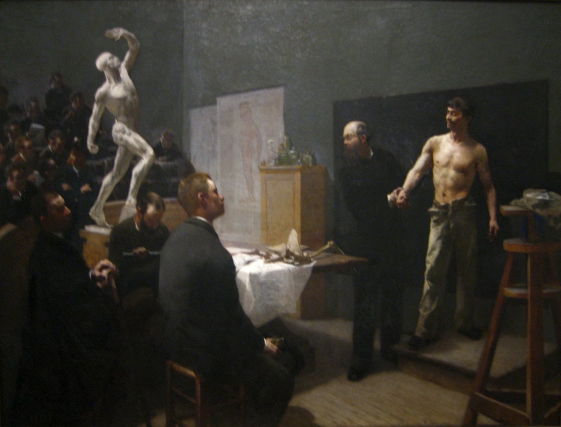 Francois Salle, The Anatomy Class at the Ecole des Beaux-Arts, 1888