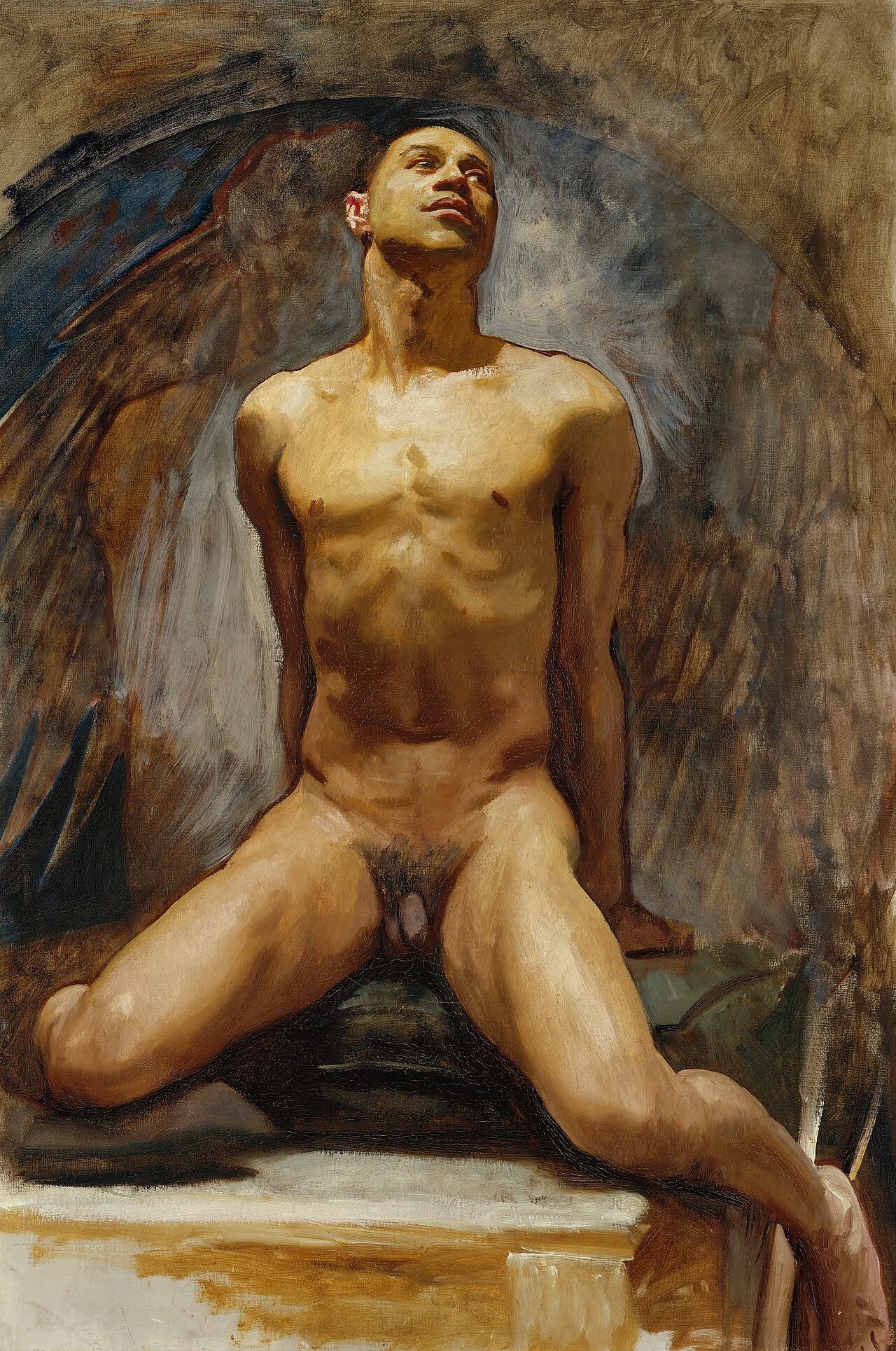 John Singer Sargent, Nude Study of Thomas E. McKeller, c. 1917-21