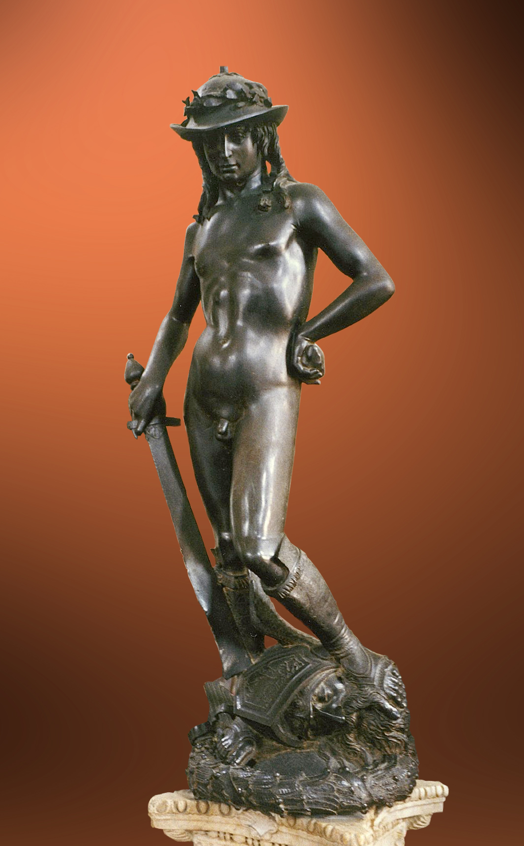 Donatello, David, bronze, c. 1440s, Museo Nazionale del Bargello, Florence