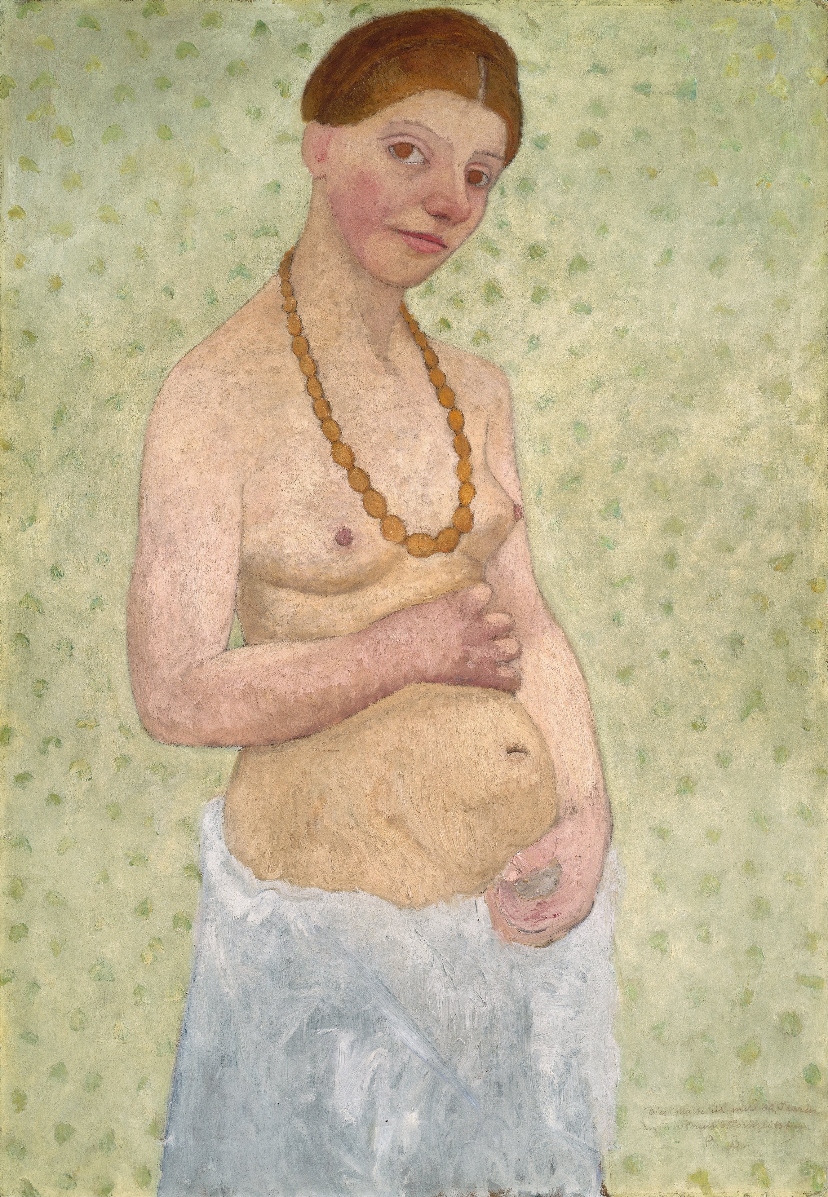 Paula Modersohn-Becker, Self-Portrait on Her Sixth Wedding Anniversary, 1906