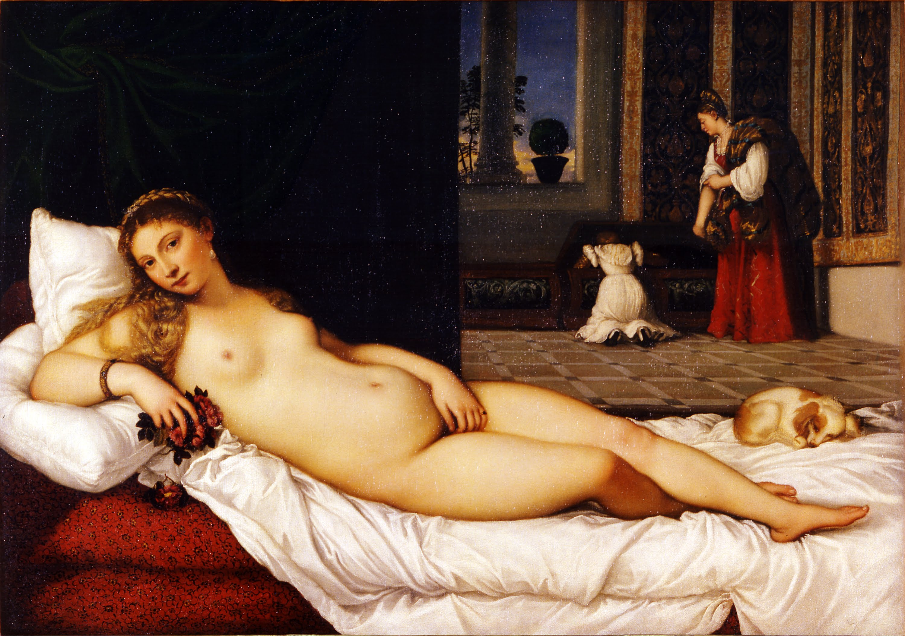 Titian, Venus of Urbino, 1538, Uffizi Gallery