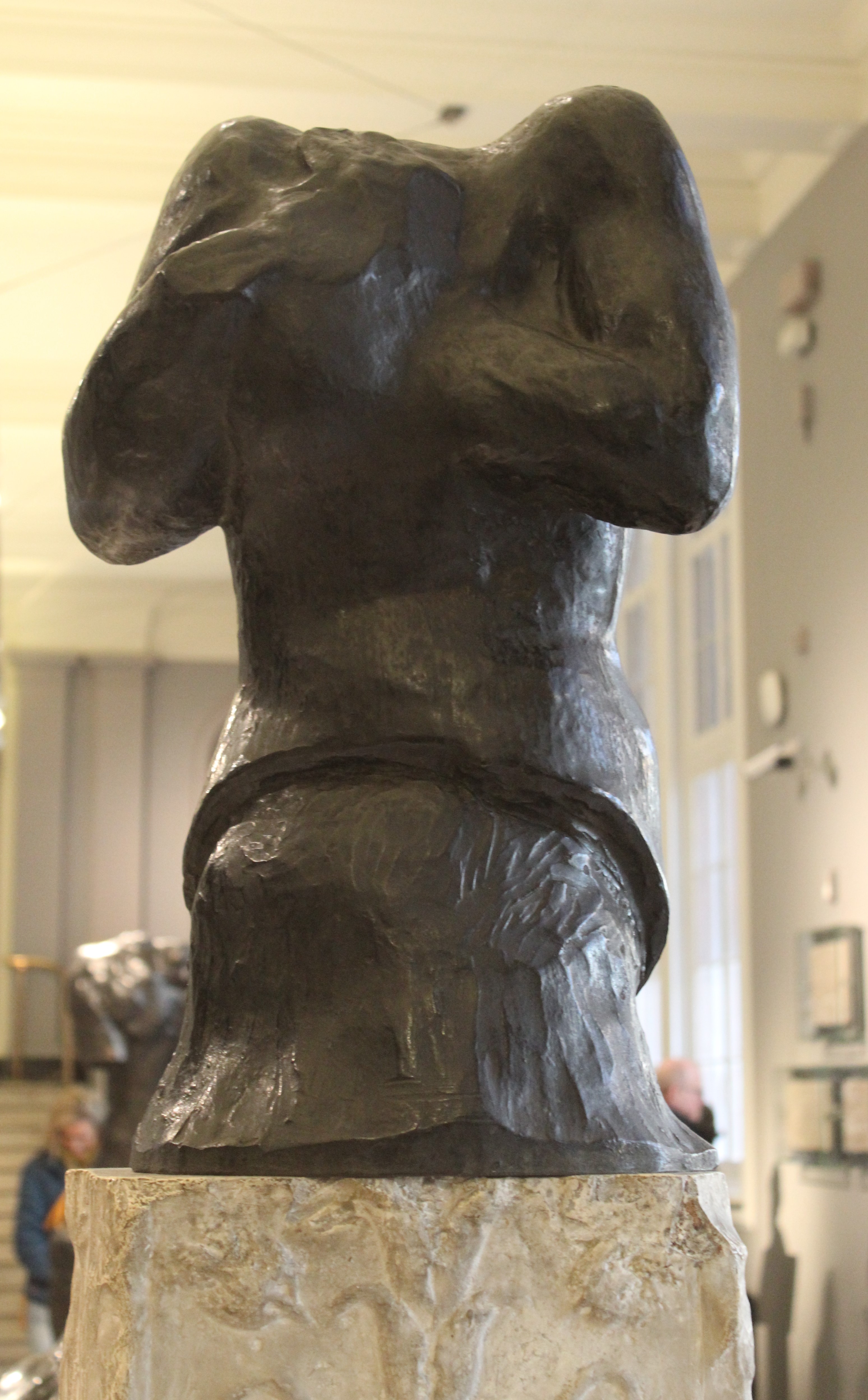 Auguste Rodin, Torso of a Woman, marble, Victoria and Albert Museum, London