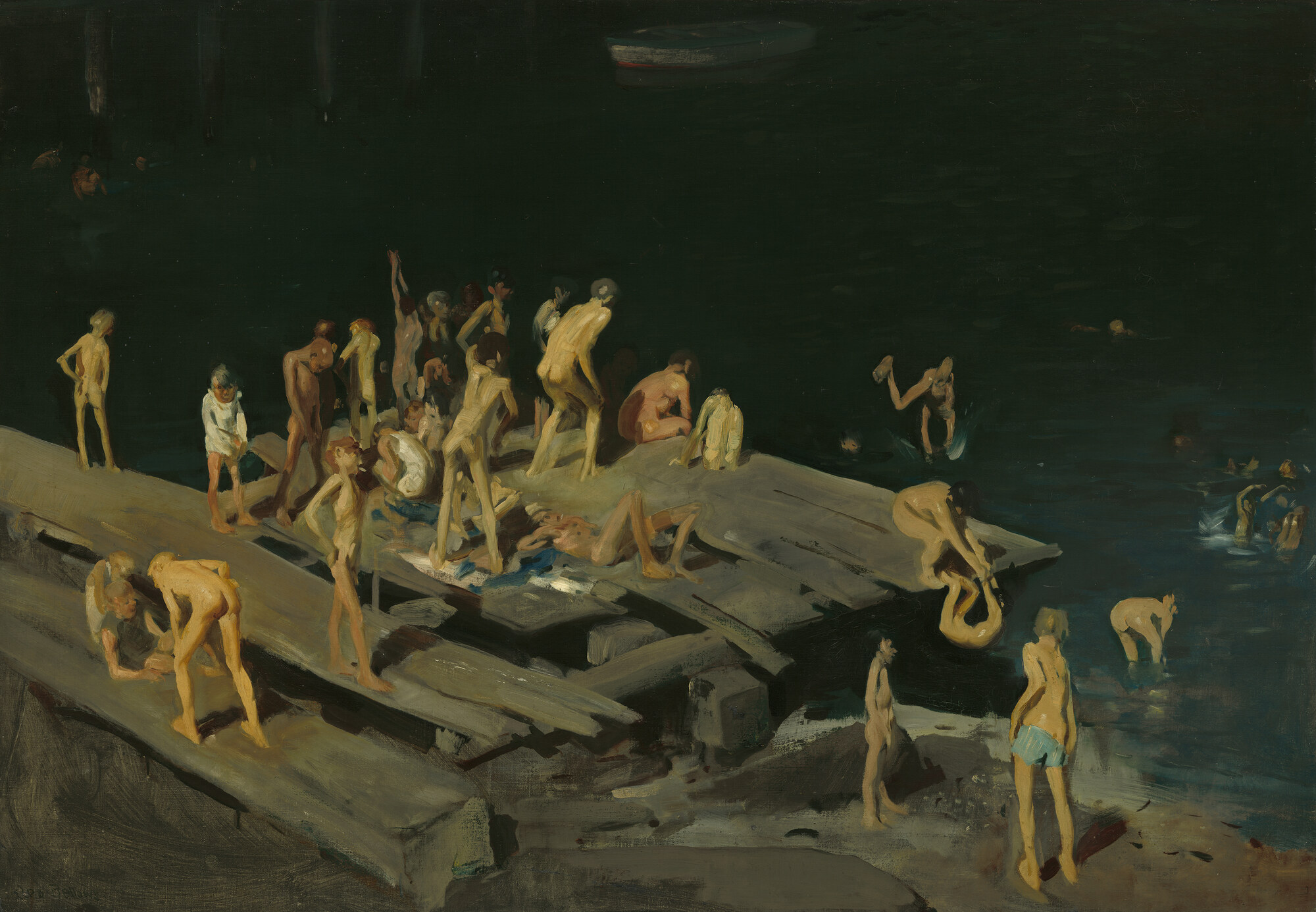 George Bellows, Forty-two Kids, 1907