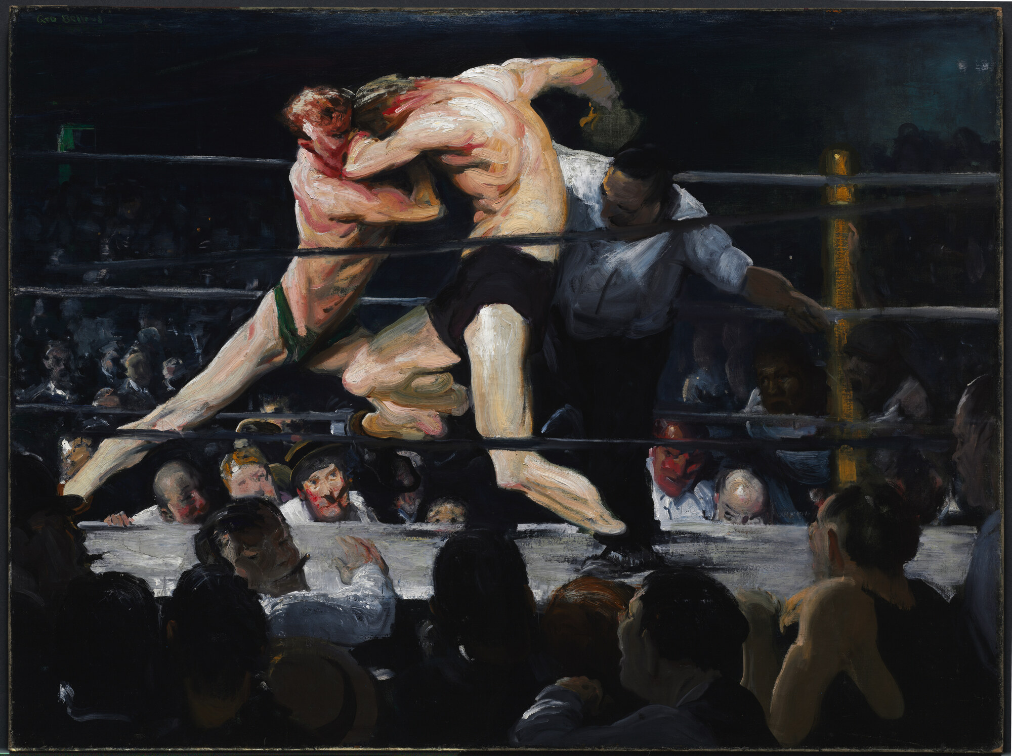 George Bellows, Stag at Sharkey's, 1909