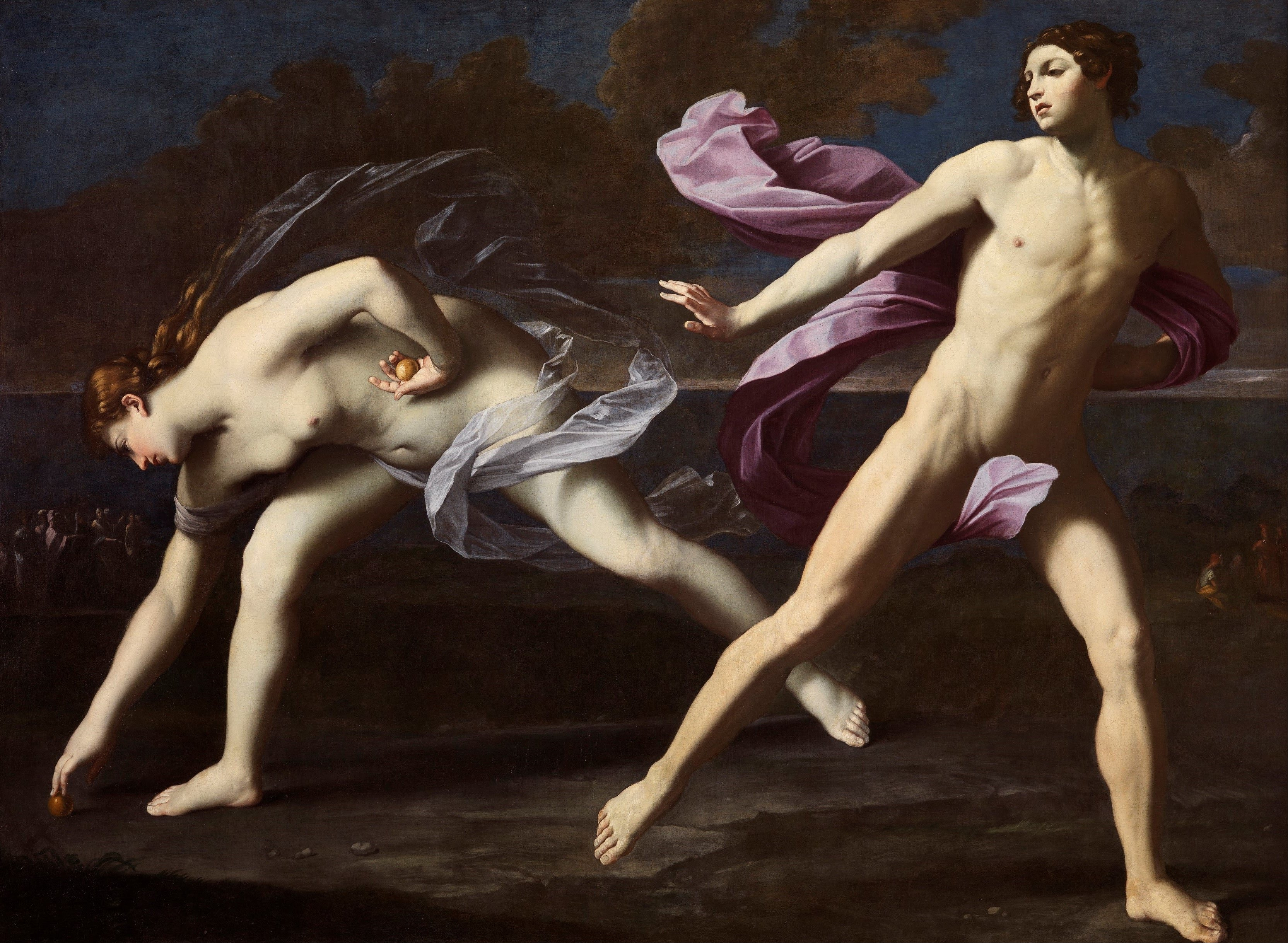 Atalanta and Hippomenes by Guido Reni, c. 1612, oil on canvas