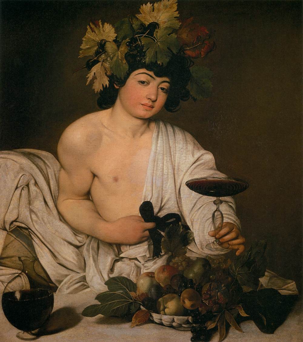 Caravaggio, Bacchus, c. 1596, Uffizi Gallery, Florence