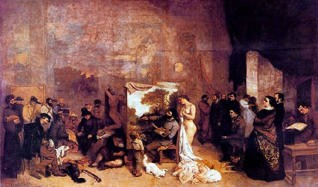 Gustave Courbet, The Painter's Studio, 1855