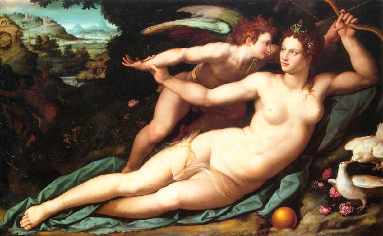 Alessandro Allori, Venus and Cupid, after 1570