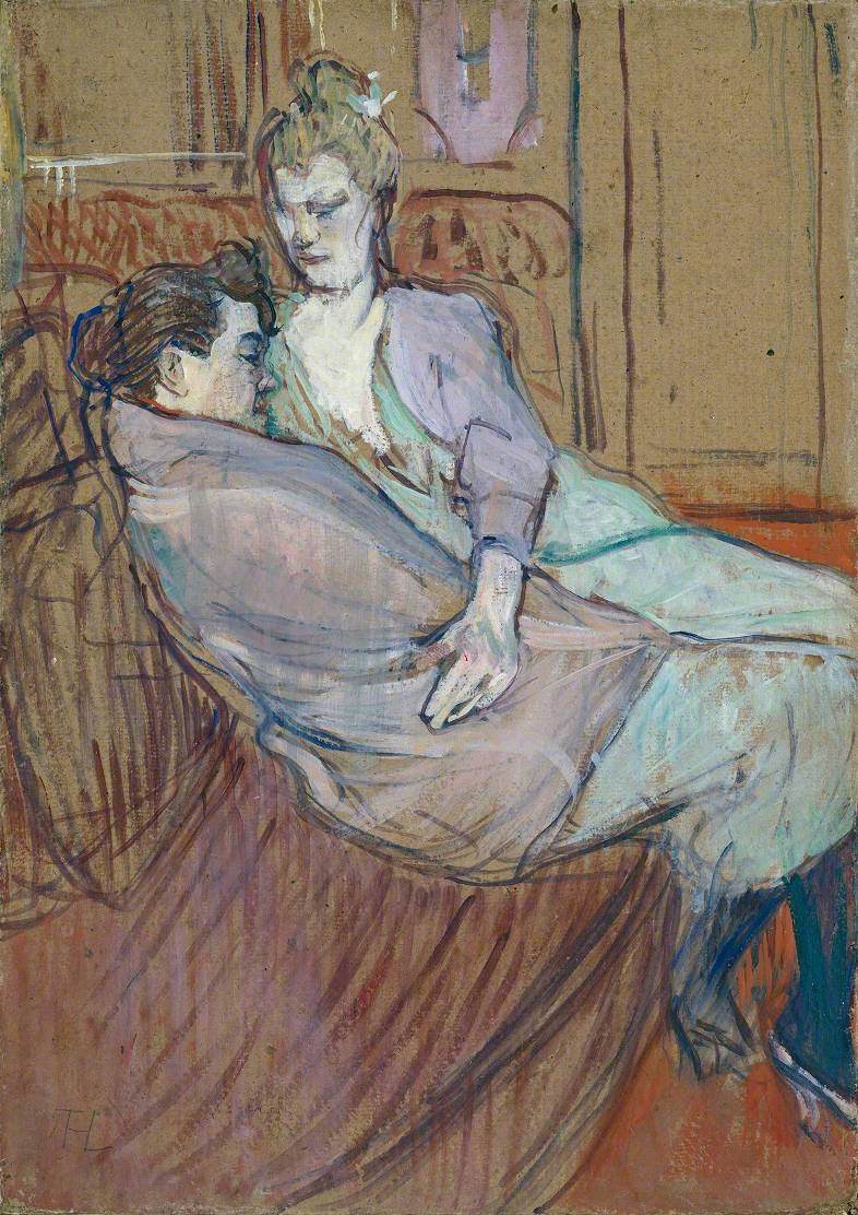 Henri de Toulouse-Lautrec, The Two Friends (Les Deux Amies), 1895