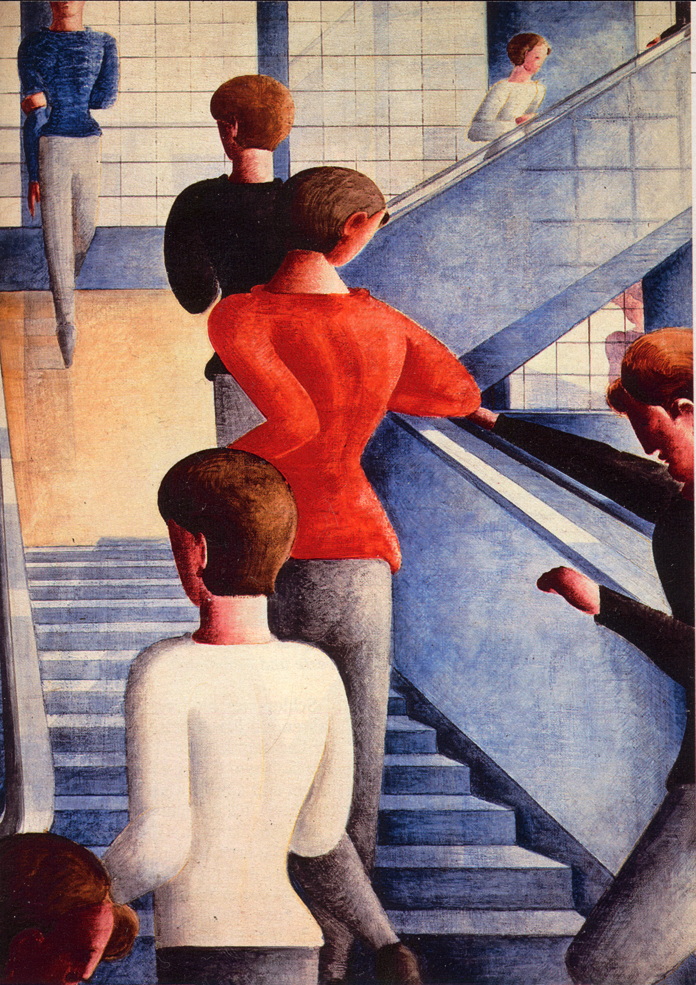 Oskar Schlemmer, Bauhaus Stairway (Bauhaustreppe), 1932