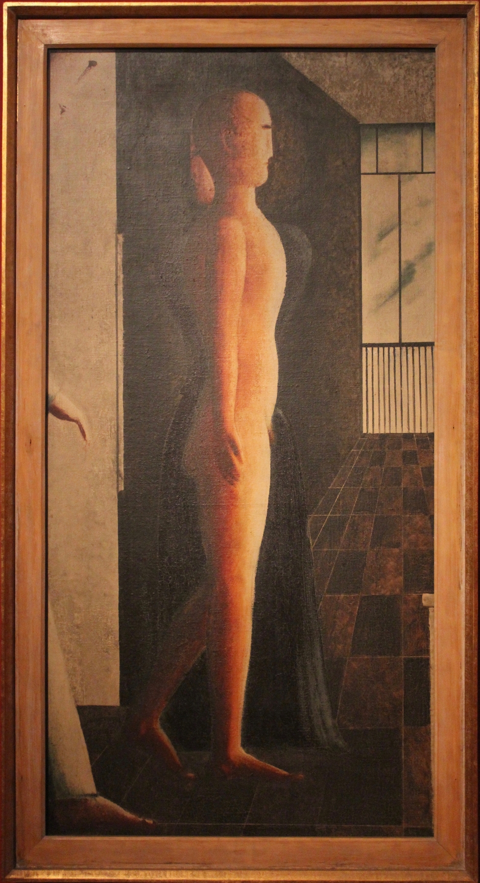 Oskar Schlemmer, Nude, Woman, and Approaching Figure, 1925