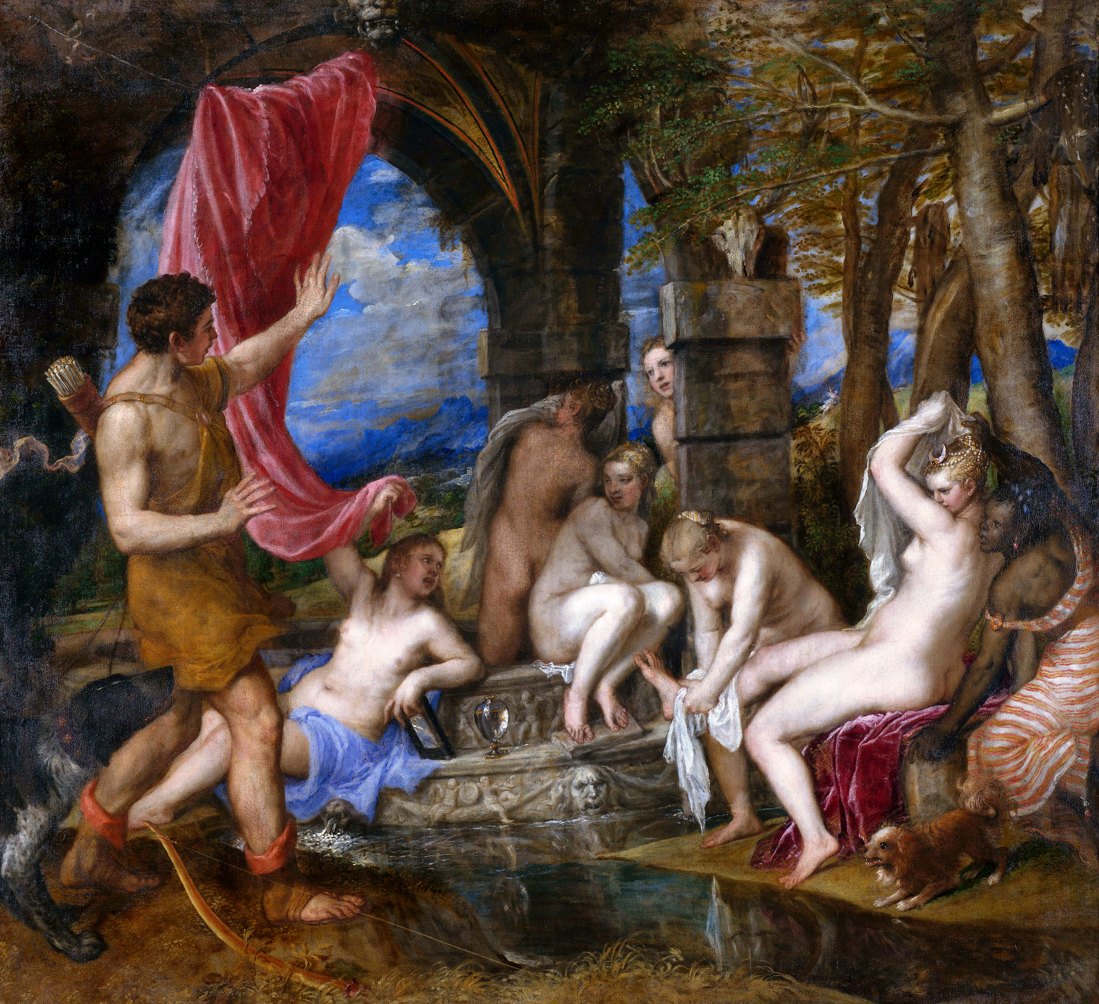 Titian, Diana and Actaeon, 1556-1559, oil on canvas