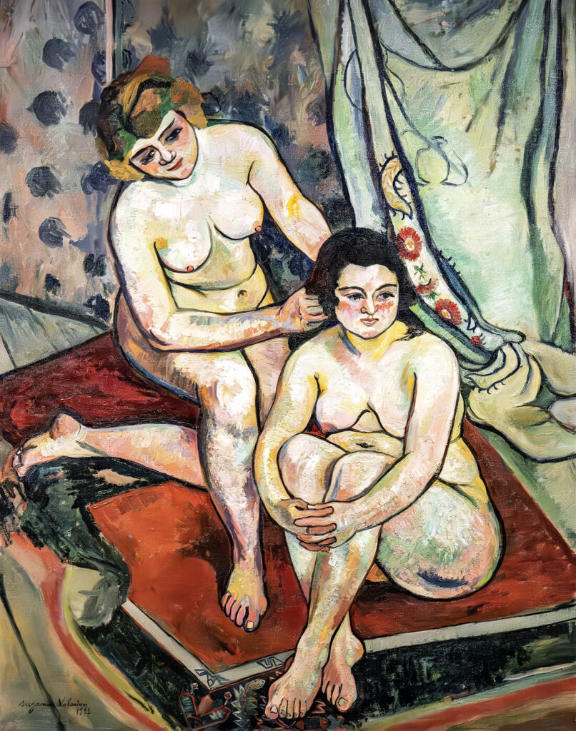 Suzanne Valadon, The Bathers (Les baigneuses), 1923. Public-domain illustration for a post about Zinaida Serebriakova.