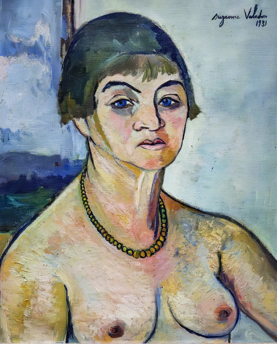 Suzanne Valadon, Self-Portrait with Bare Breasts, 1931