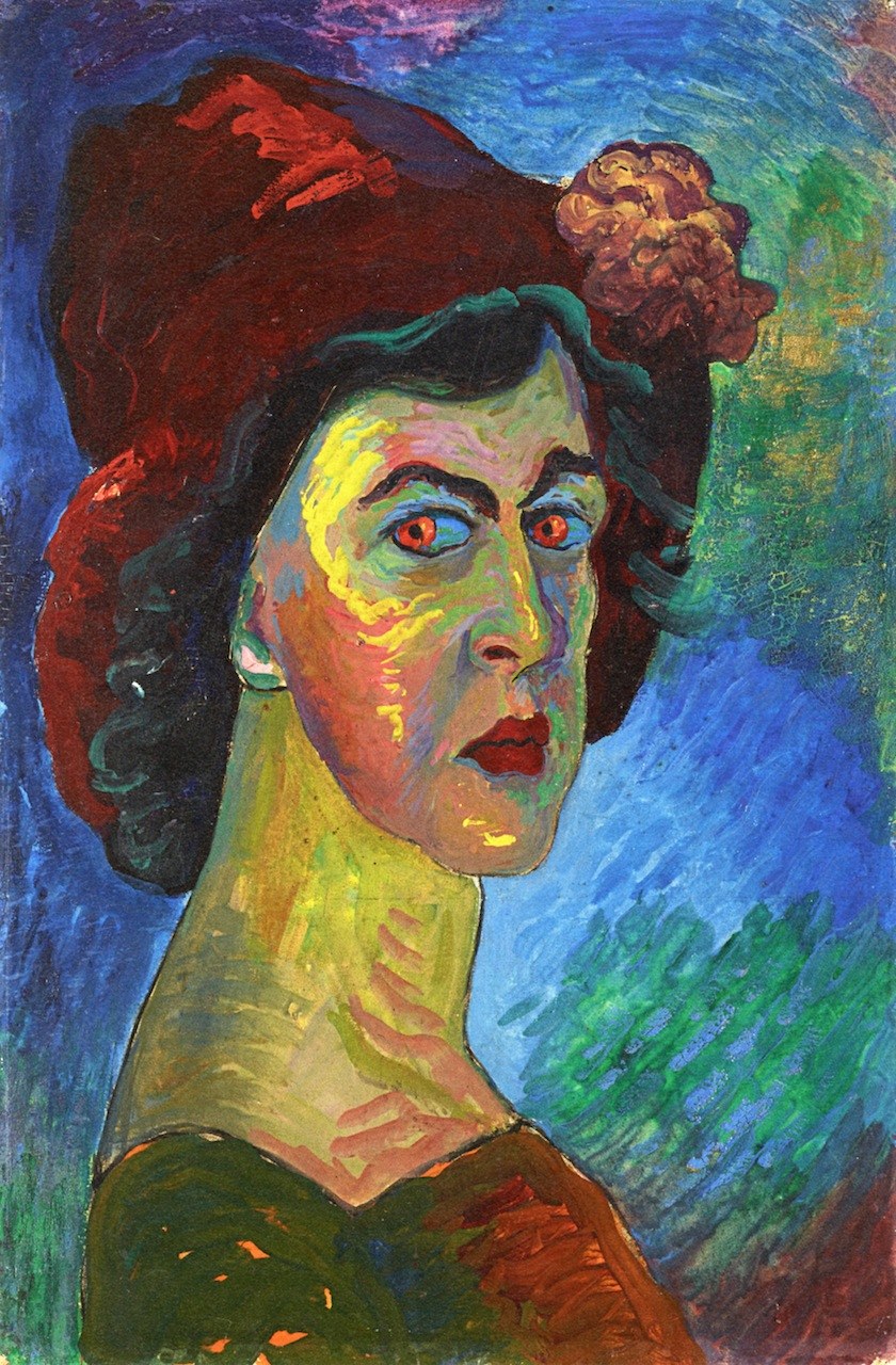 Marianne von Werefkin, Self-Portrait I, 1910