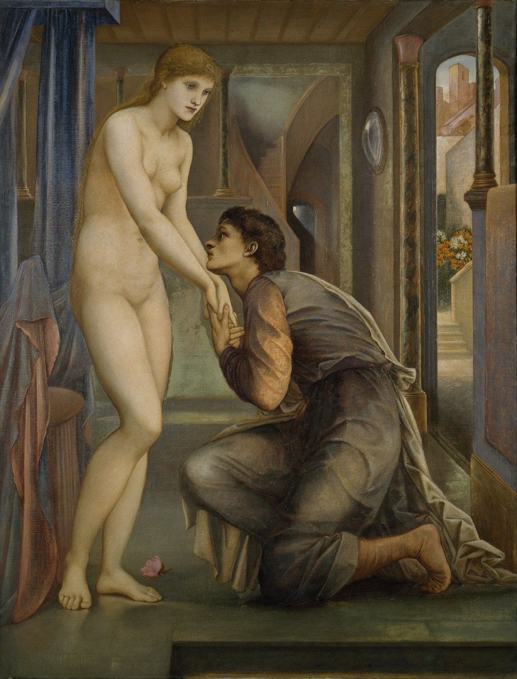 Edward Burne-Jones, Pygmalion and the Image: The Soul Attains, 1878