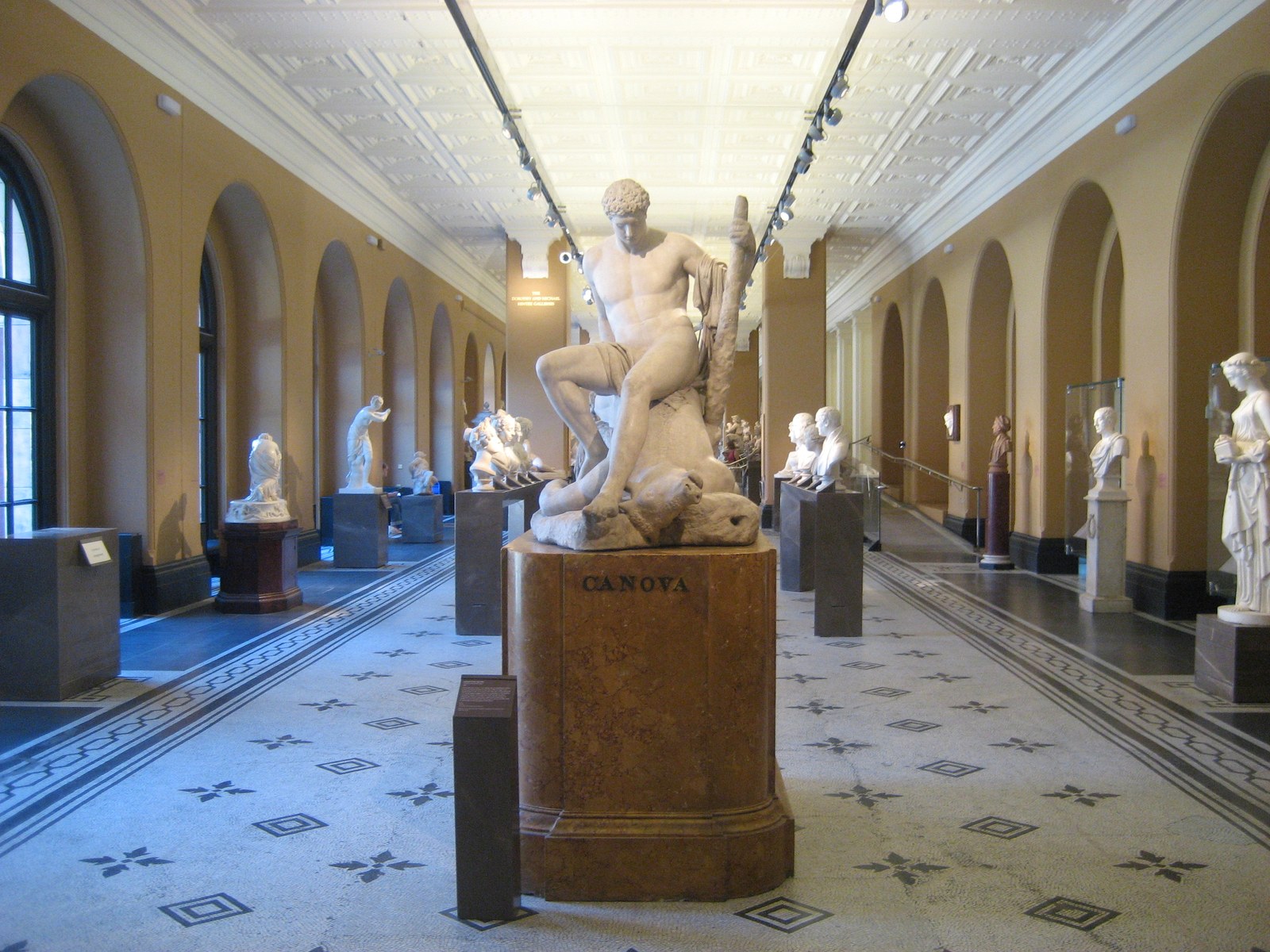 Antonio Canova Theseus and the Minotaur marble sculpture