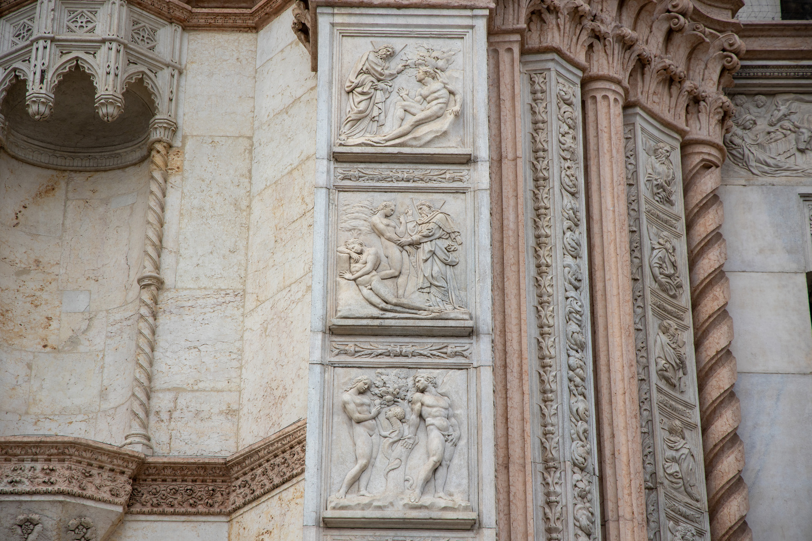 Jacopo della Quercia, Genesis relief, San Petronio, Bologna, 1426-34