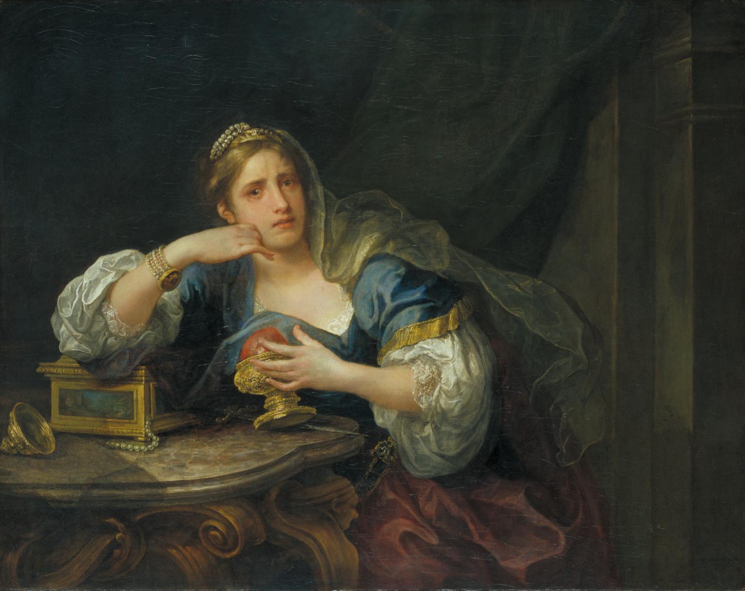 William Hogarth, Sigismunda Mourning over the Heart of Guiscardo, 1759