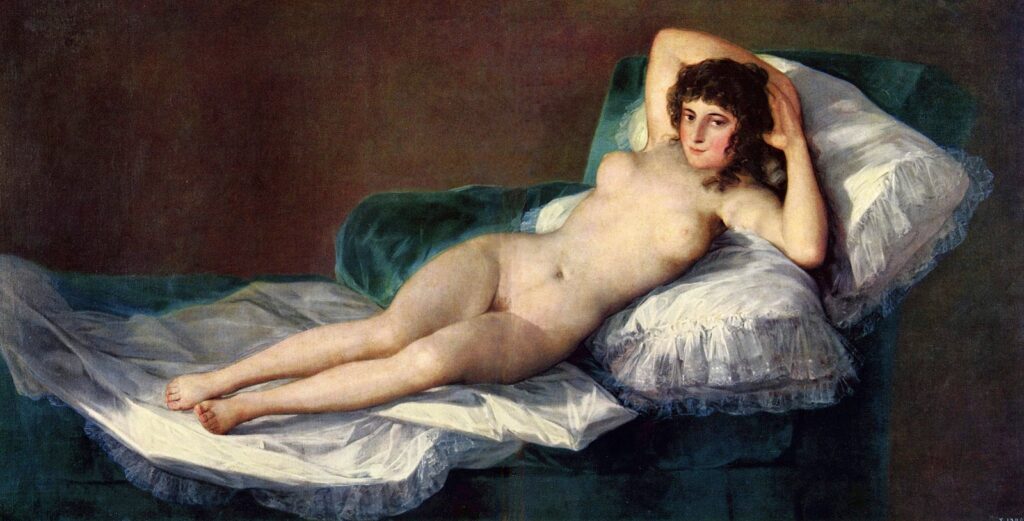 Francisco de Goya, La Maja Desnuda, c. 1797-1800