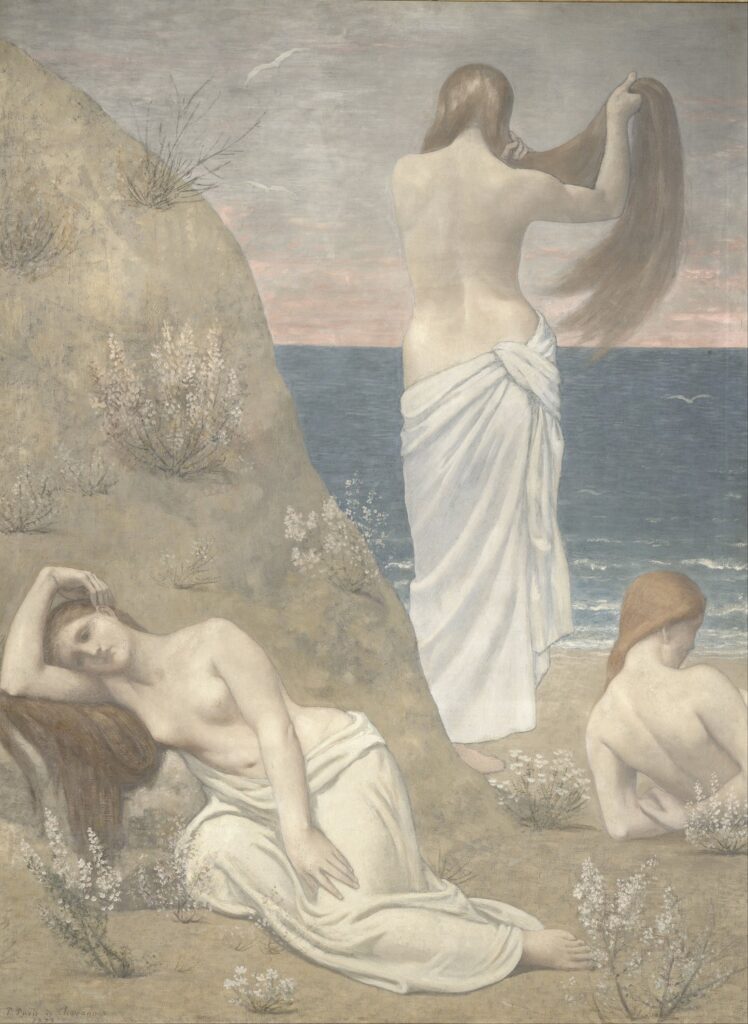Young Girls by the Seaside by Pierre Puvis de Chavannes, 1879